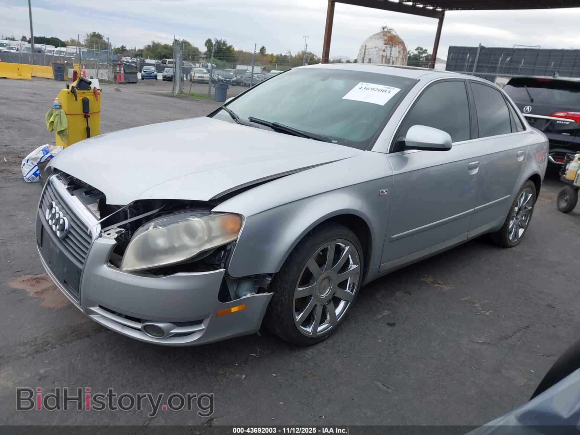 2007 AUDI A4 - VIN: WAUAF78E37A063994 - Фото 2