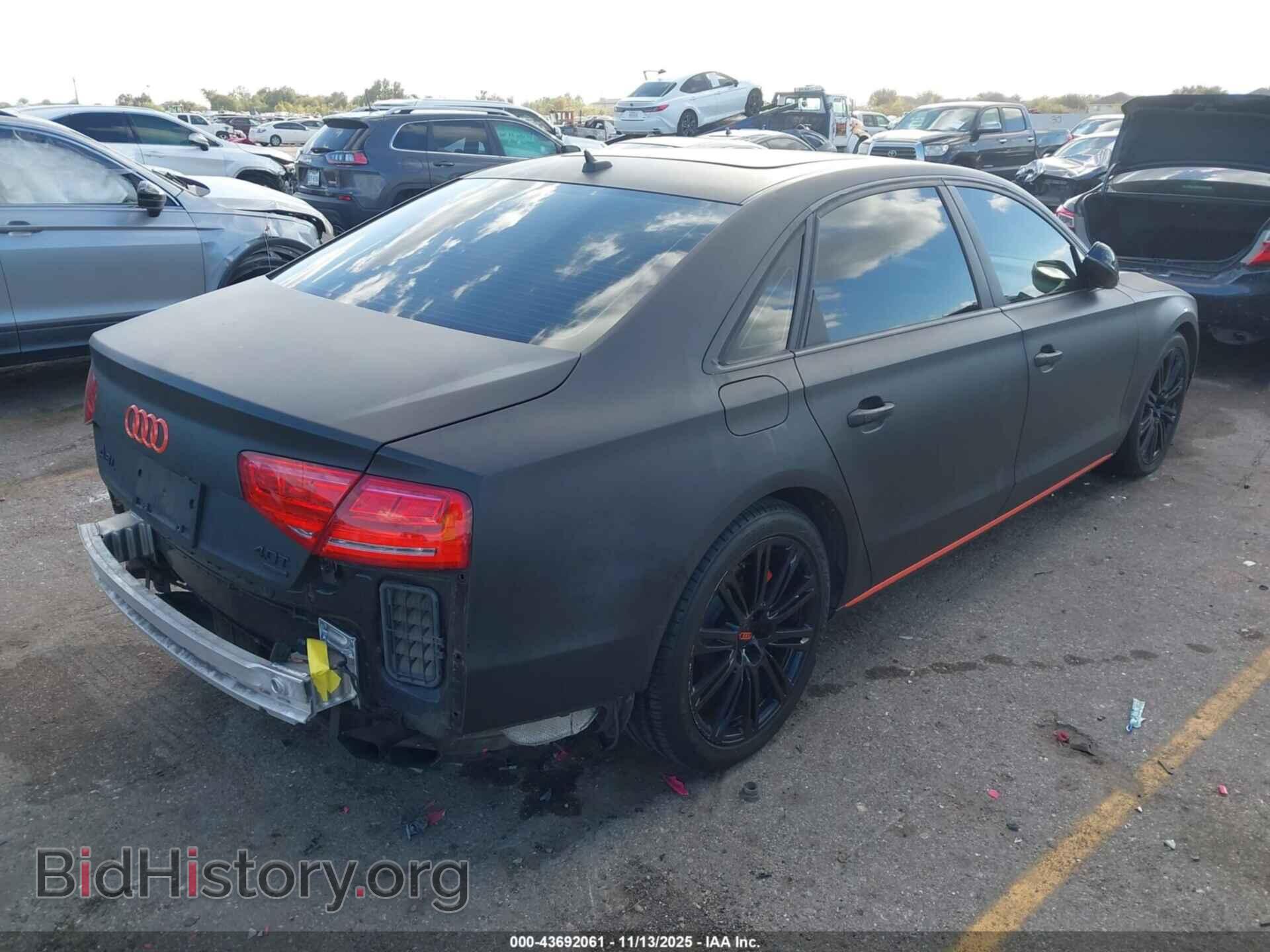 2014 AUDI A8 L - VIN: WAUR2AFDXEN006624 - Фото 4
