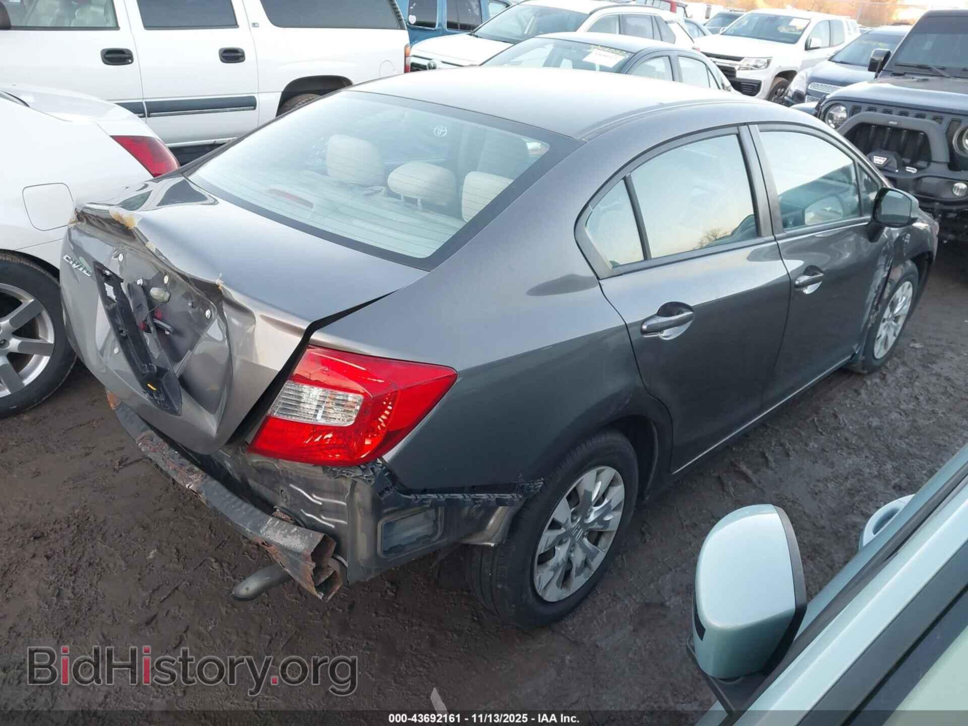 2012 HONDA CIVIC - VIN: 19XFB2F53CE047621 - Фото 4