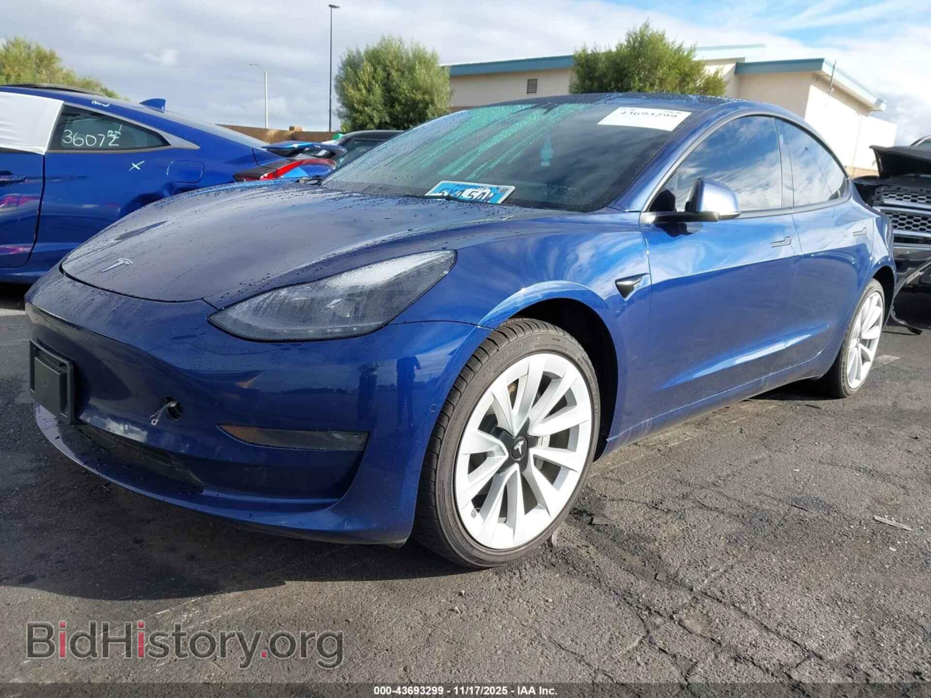 2022 TESLA MODEL 3 - VIN: 5YJ3E1EA6NF289898 - Фото 2
