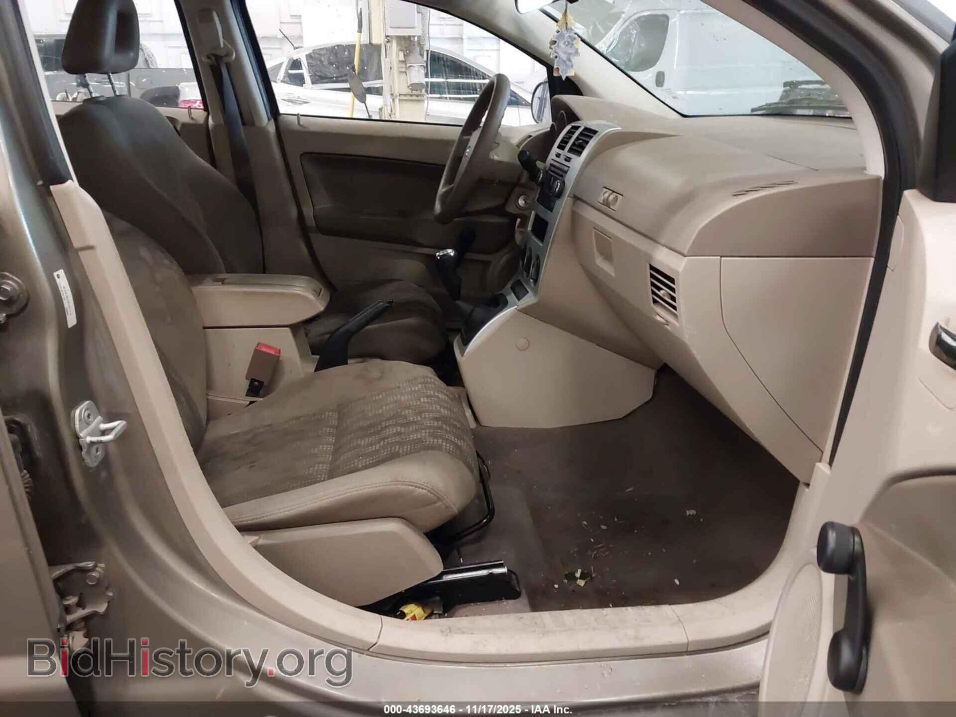 2008 DODGE CALIBER - VIN: 1B3HB28C08D623714 - Фото 5