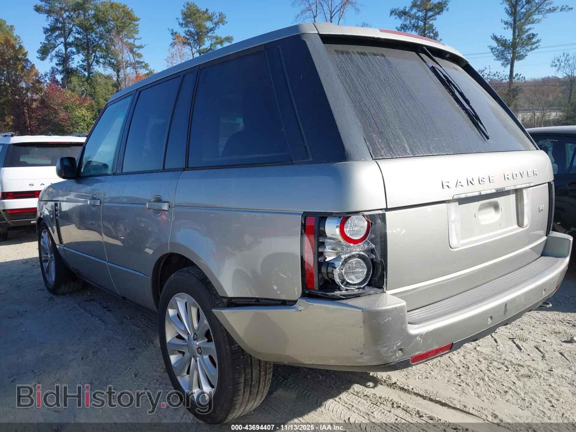 2012 LAND ROVER RANGE ROVER - VIN: SALME1D43CA371506 - Фото 3