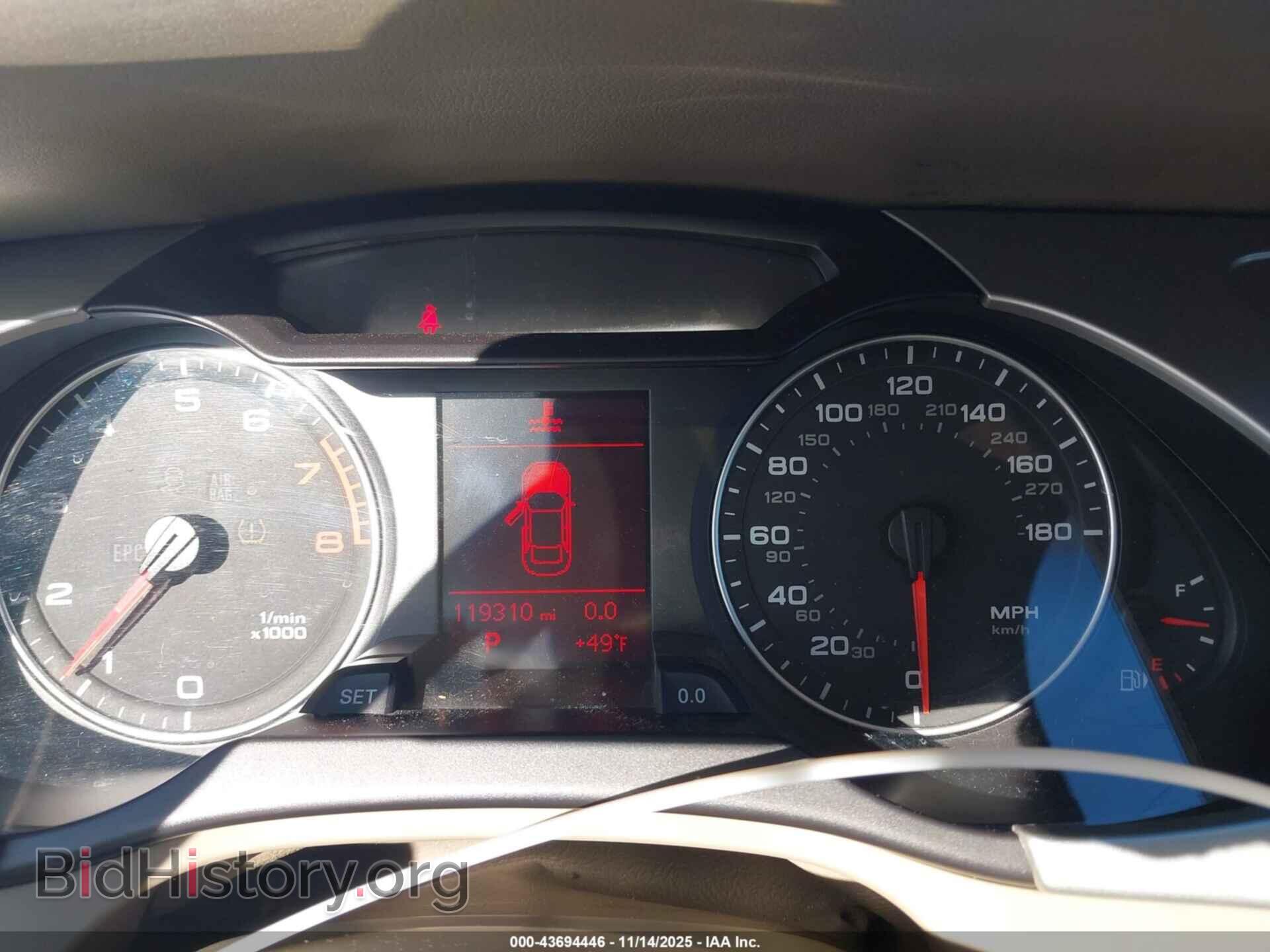 2012 AUDI A4 - VIN: WAUBFAFL1CA118830 - Фото 7