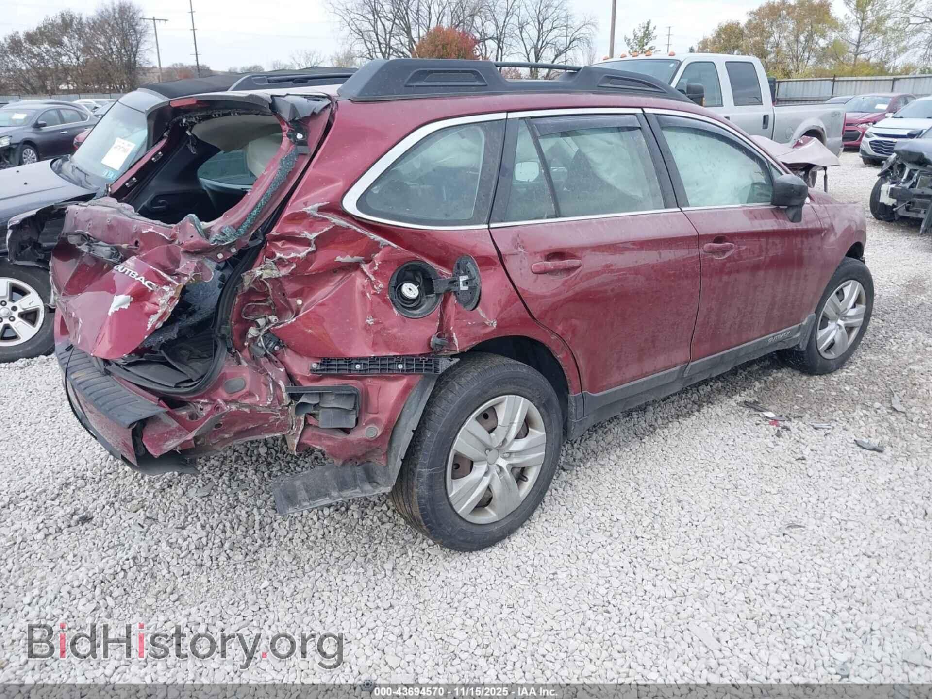 2015 SUBARU OUTBACK - VIN: 4S4BSBAC7F3268697 - Фото 4
