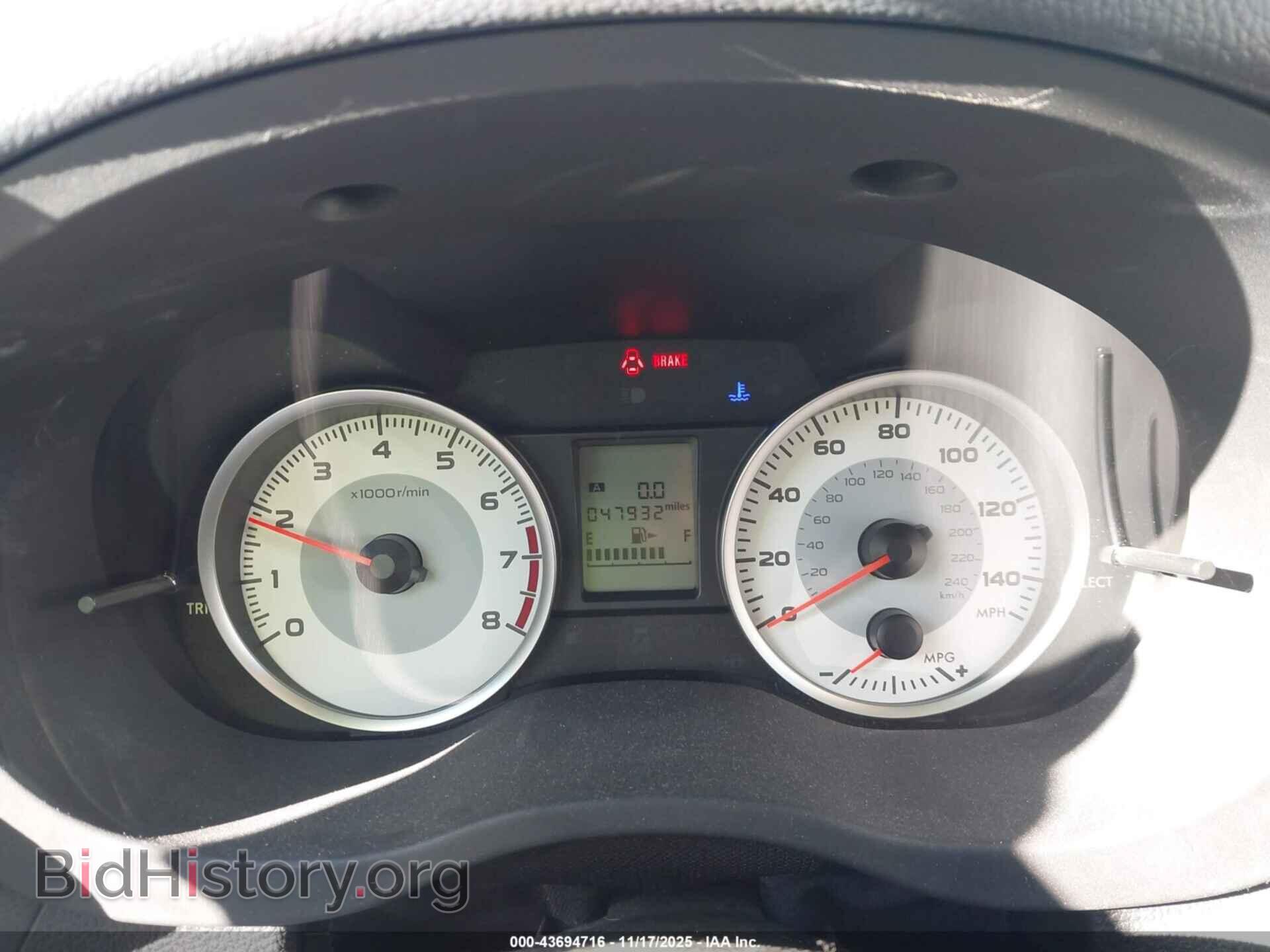 2014 SUBARU IMPREZA - VIN: JF1GPAA65E9303755 - Фото 7
