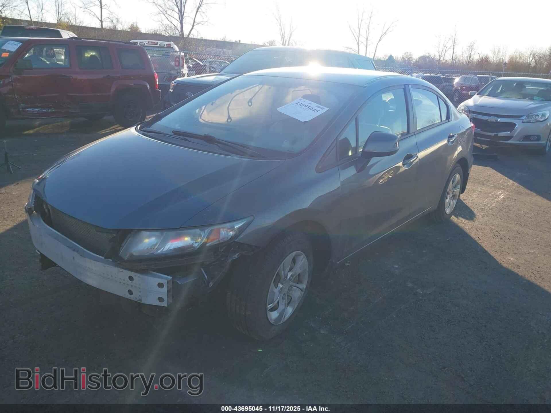 2013 HONDA CIVIC - VIN: 19XFB2F52DE003837 - Фото 2