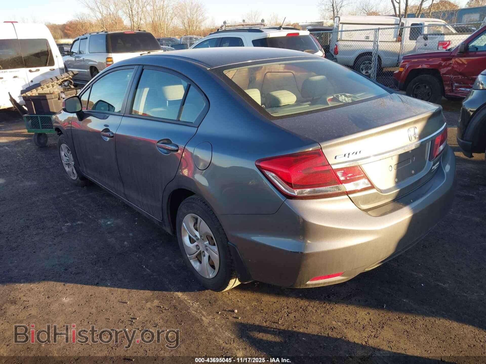 2013 HONDA CIVIC - VIN: 19XFB2F52DE003837 - Фото 3