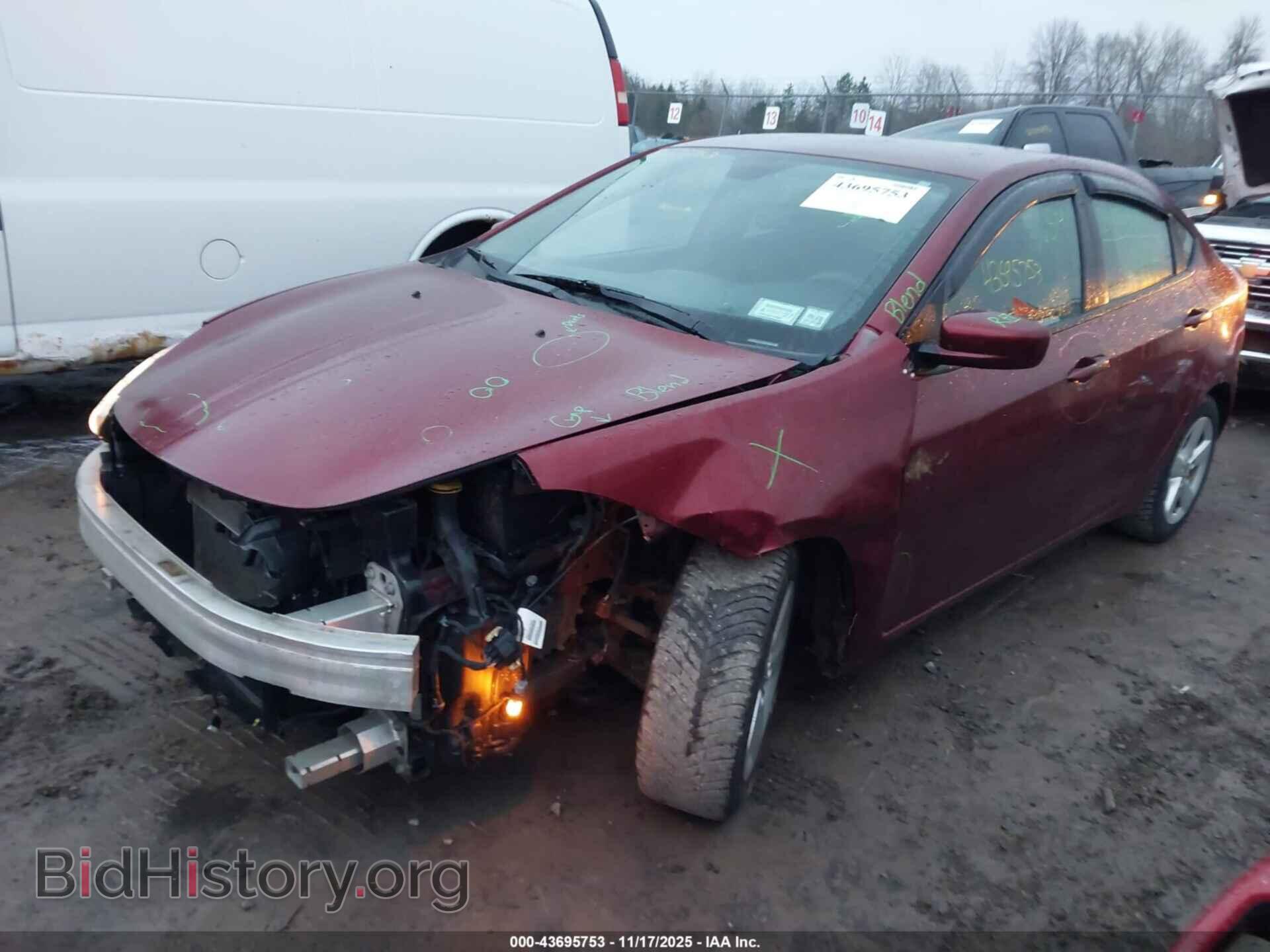 2015 DODGE DART - VIN: 1C3CDFBB5FD344206 - Фото 2