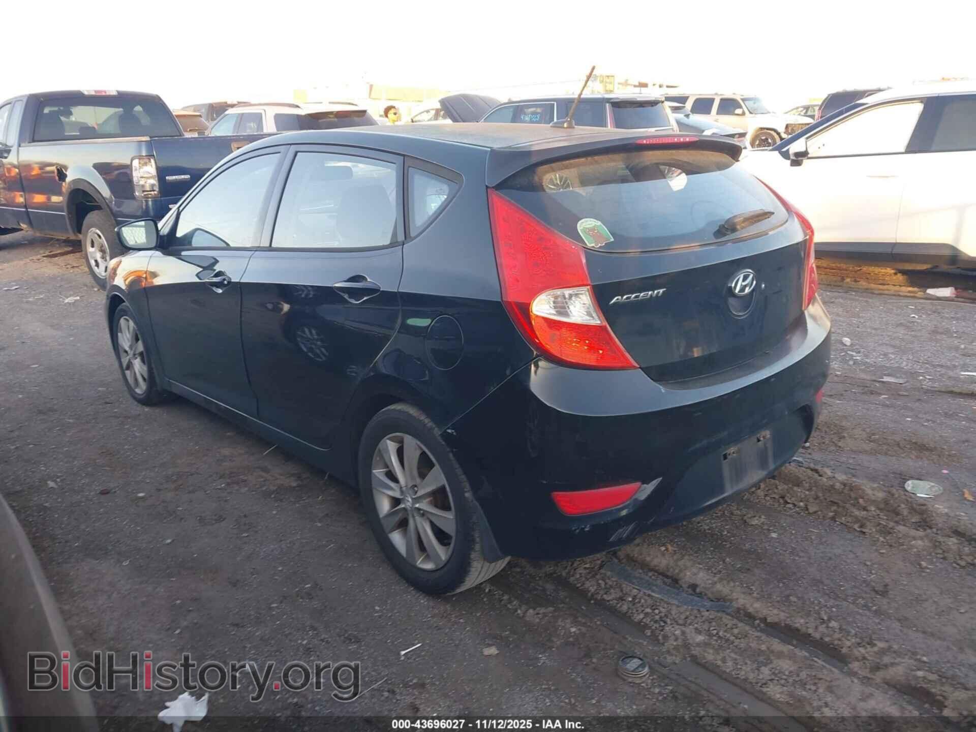 2012 HYUNDAI ACCENT - VIN: KMHCU5AE8CU040876 - Фото 3