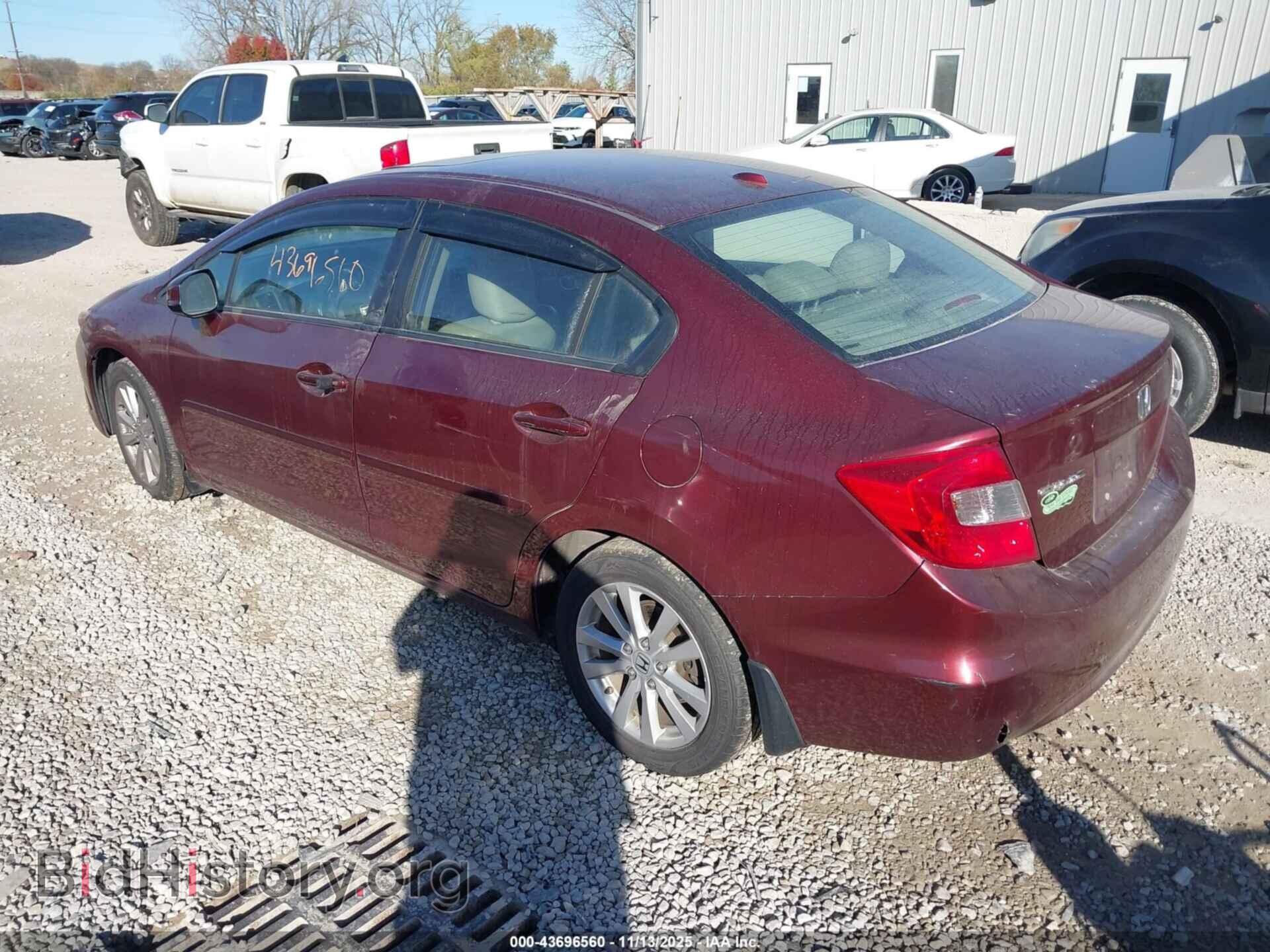 2012 HONDA CIVIC - VIN: 2HGFB2F97CH509171 - Фото 3