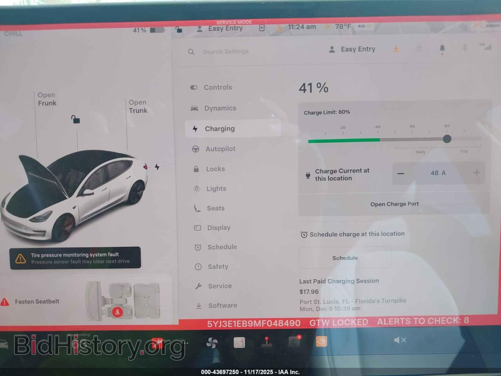 2021 TESLA MODEL 3 - VIN: 5YJ3E1EB9MF048490 - Фото 17