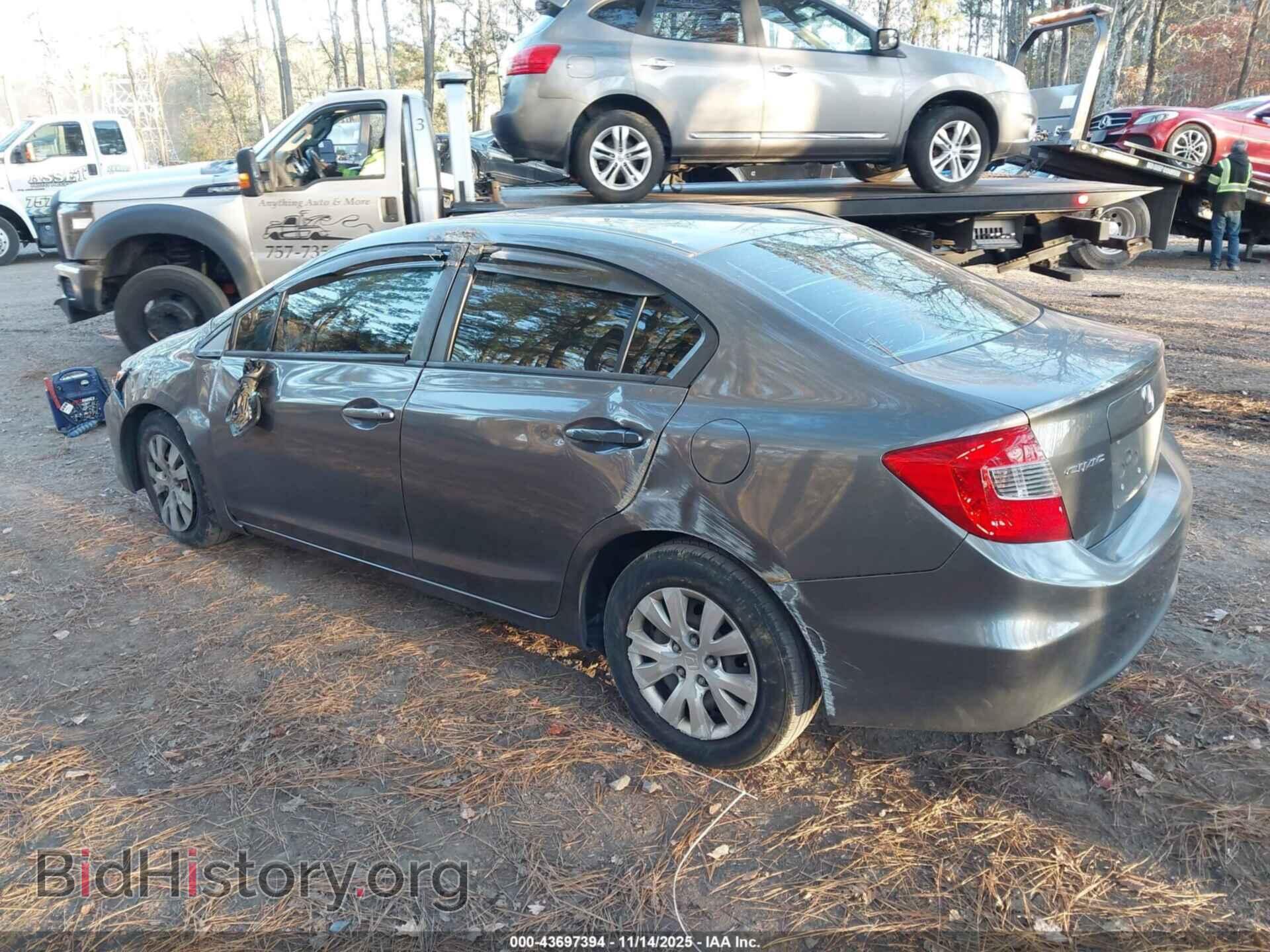 2012 HONDA CIVIC - VIN: 19XFB2F54CE102741 - Фото 3