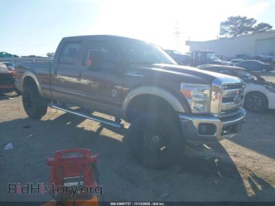 2012 Ford F-250 Lariat, champagne — VIN 1FT7W2BT7CEC48379, IAAI