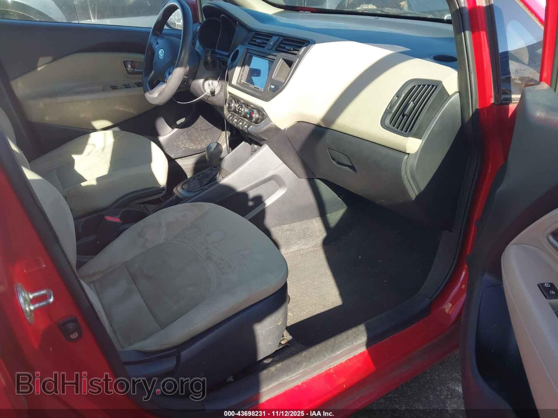 2012 KIA RIO5 - VIN: KNADM5A3XC6061513 - Фото 5