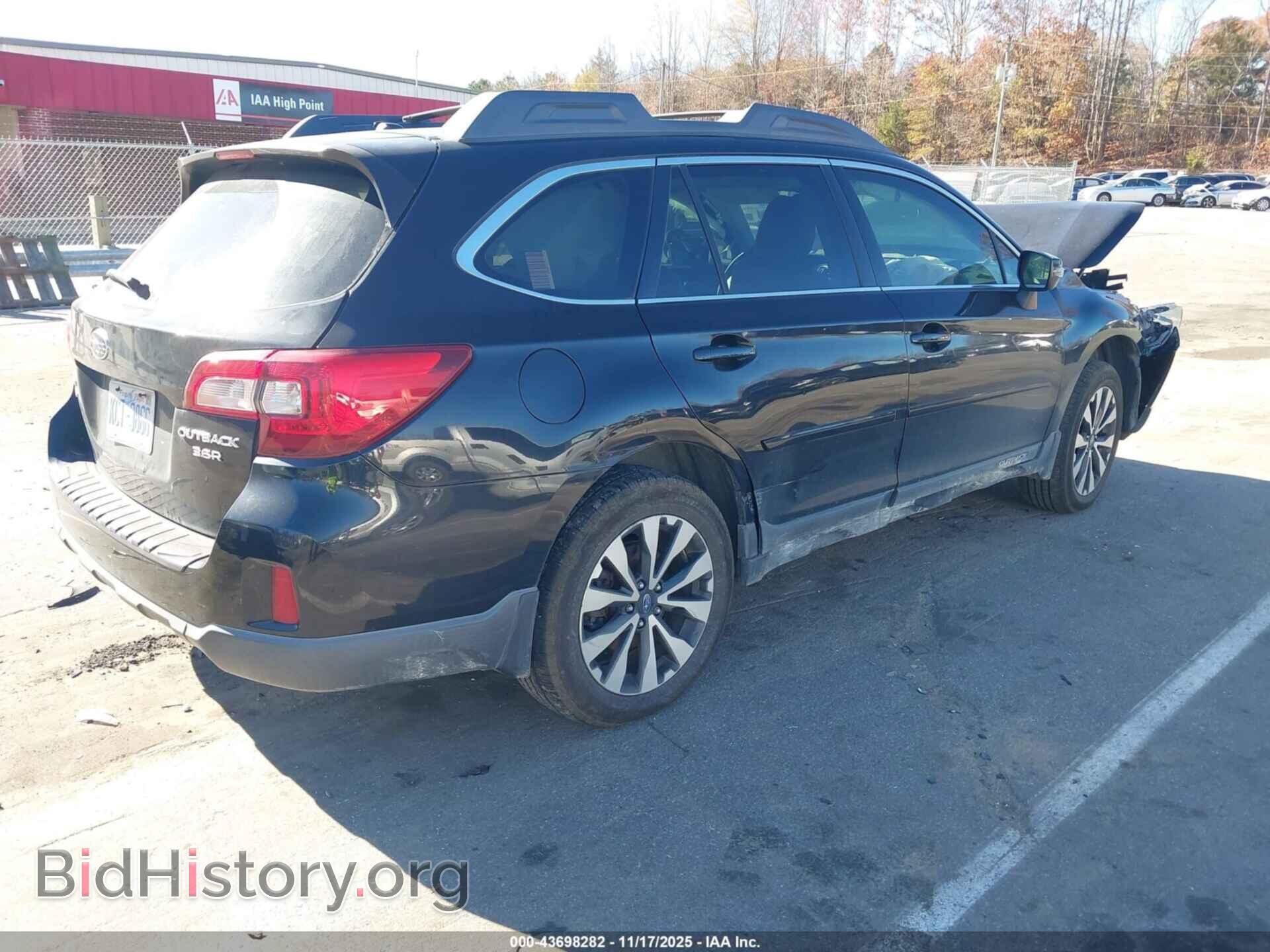 2015 SUBARU OUTBACK - VIN: 4S4BSELC5F3214765 - Фото 4