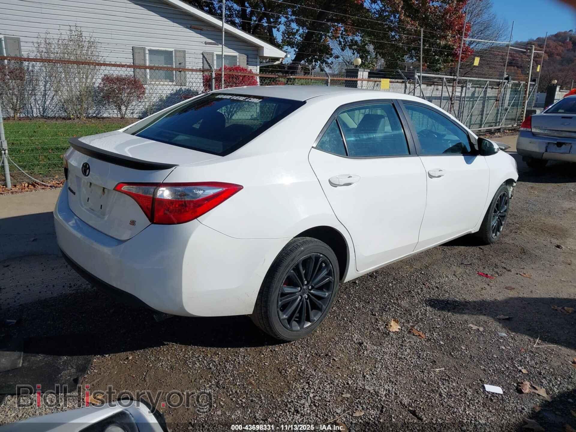 2015 TOYOTA COROLLA - VIN: 2T1BURHEXFC397894 - Фото 4