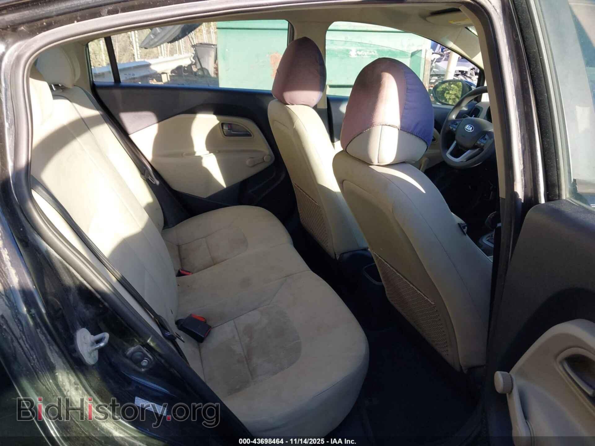2013 KIA RIO - VIN: KNADM4A35D6296297 - Фото 8