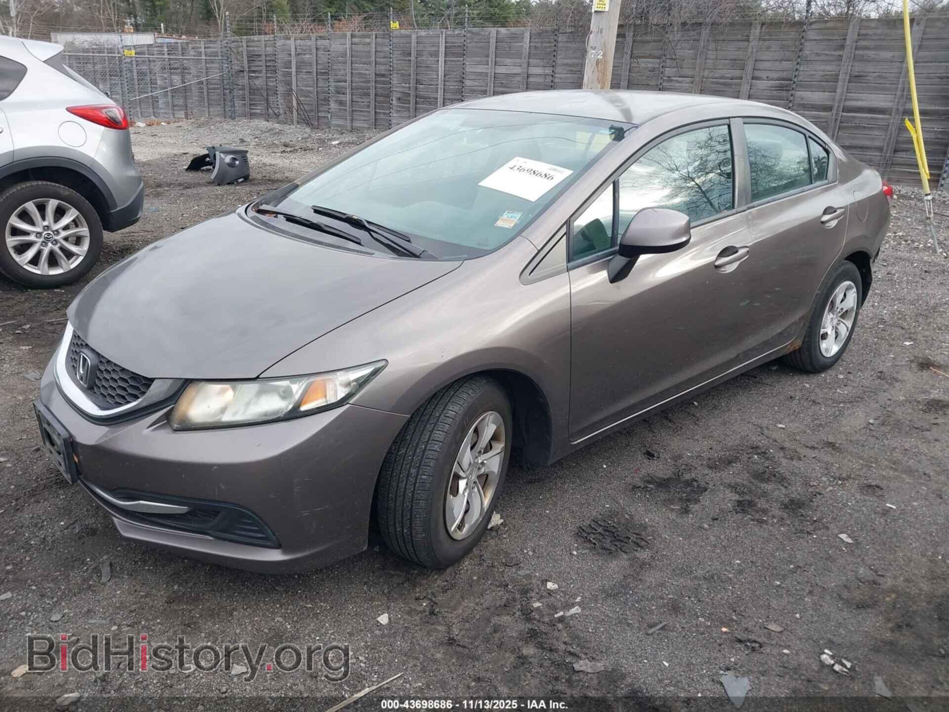 2013 HONDA CIVIC - VIN: 2HGFB2F59DH547838 - Фото 2