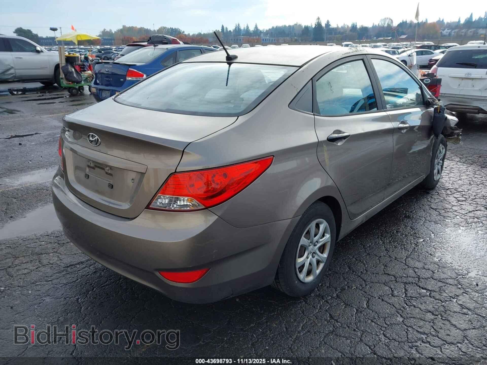 2012 HYUNDAI ACCENT - VIN: KMHCT4AE2CU129758 - Фото 4