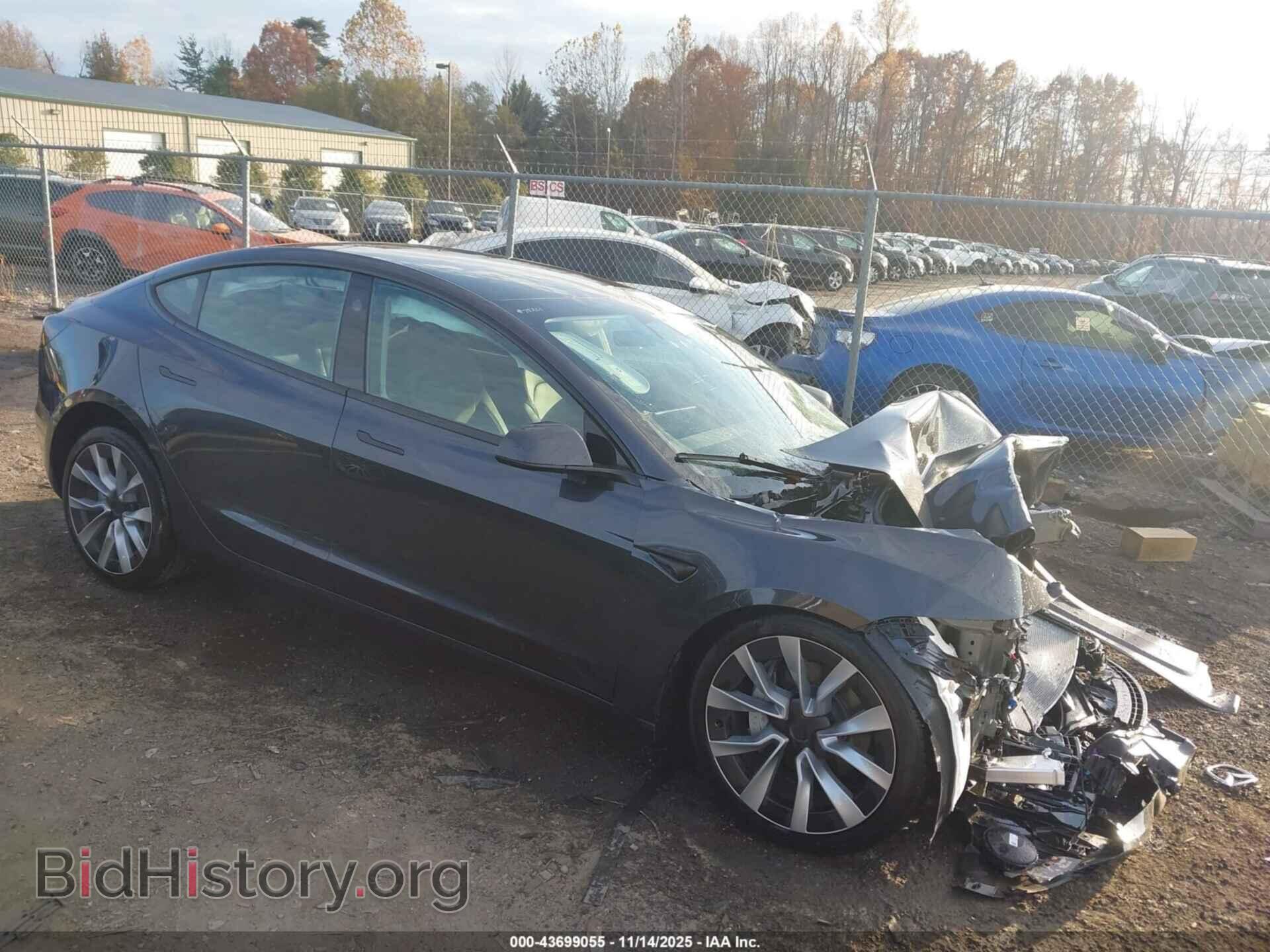 Photo 5YJ3E1EB5RF827408 - TESLA MODEL 3 2024