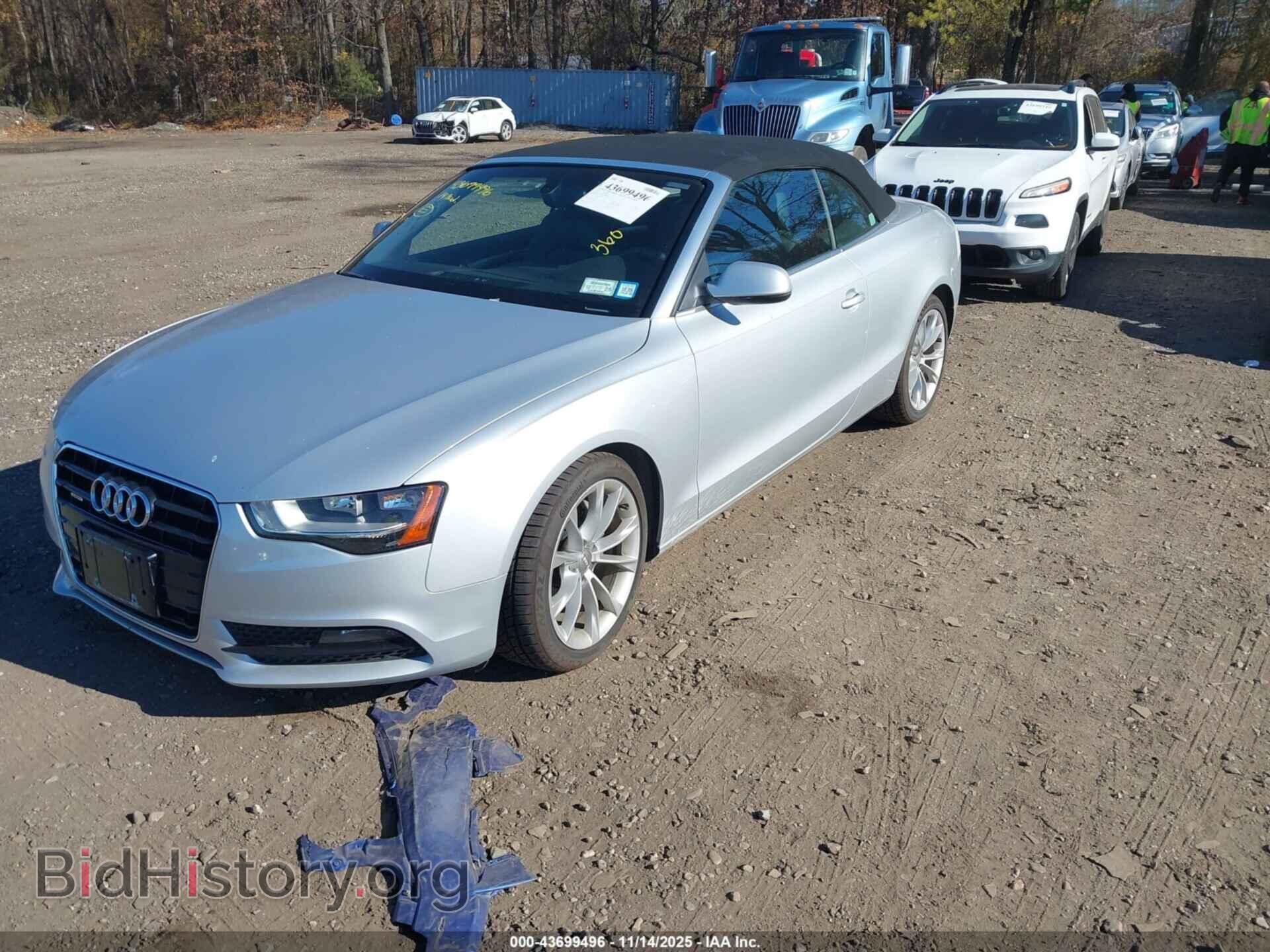 2014 AUDI A5 - VIN: WAUCFAFH5EN005362 - Фото 2