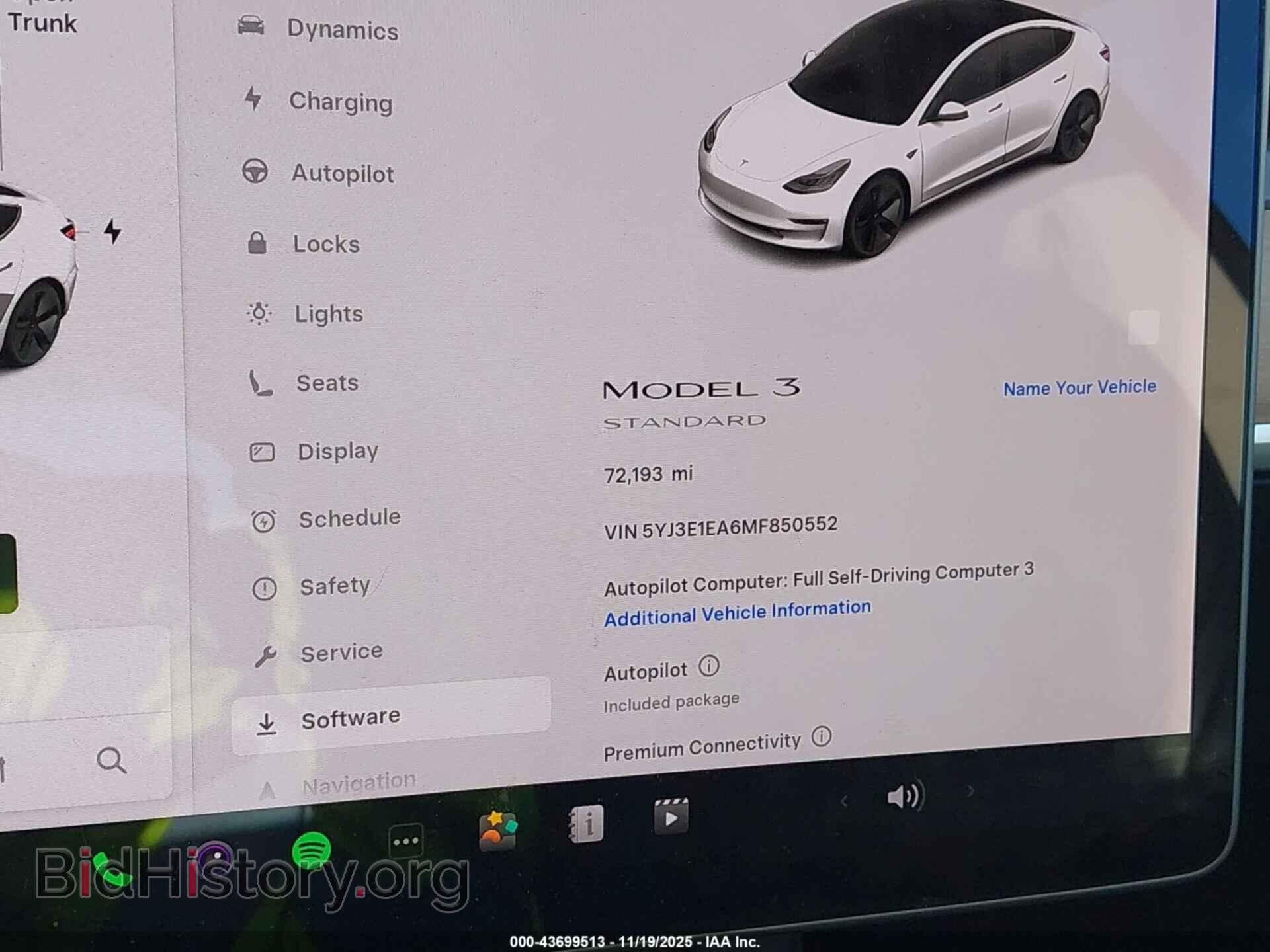 2021 TESLA MODEL 3 - VIN: 5YJ3E1EA6MF850552 - Фото 7