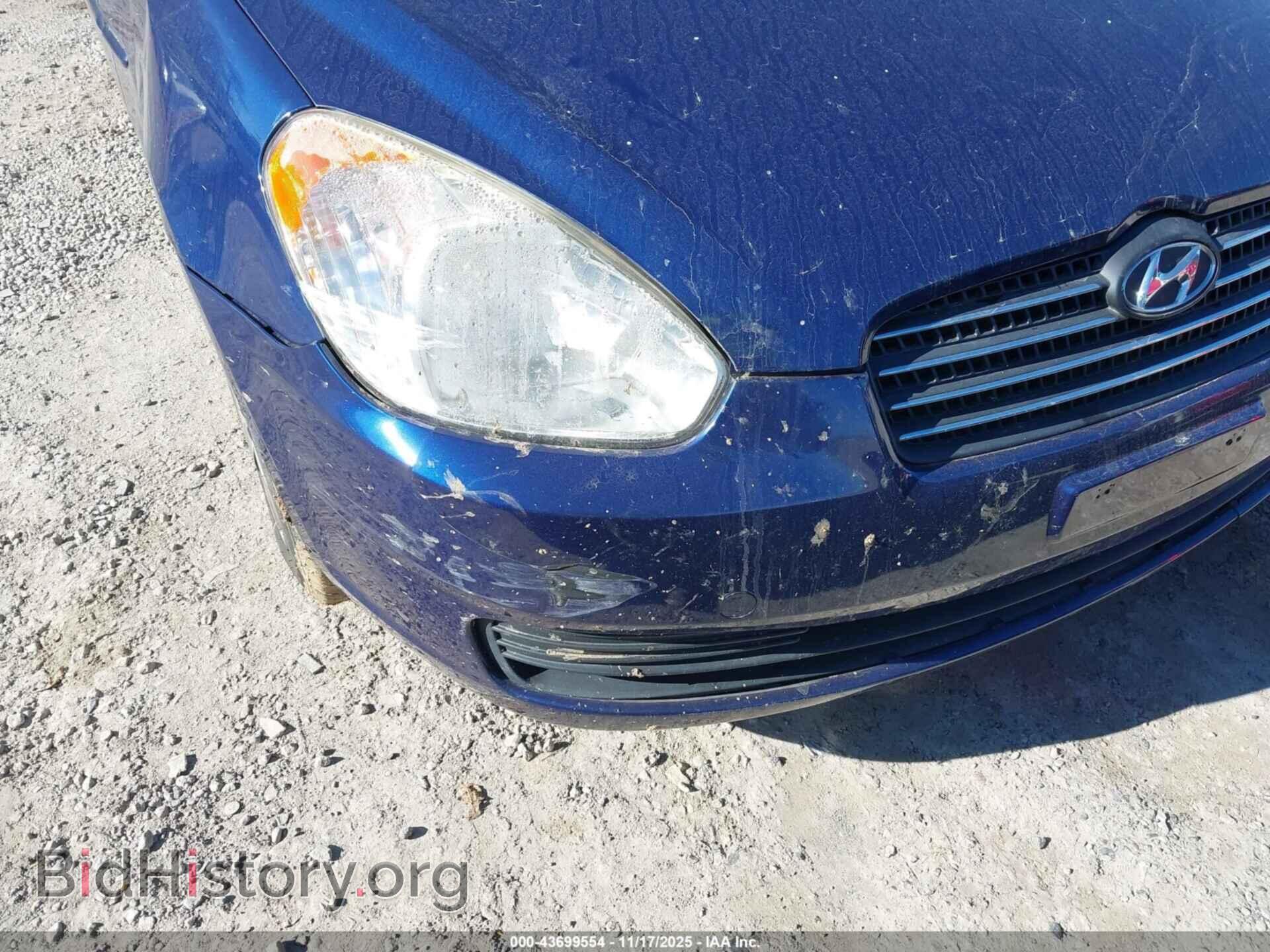 2008 HYUNDAI ACCENT - VIN: KMHCN46C68U250298 - Фото 6