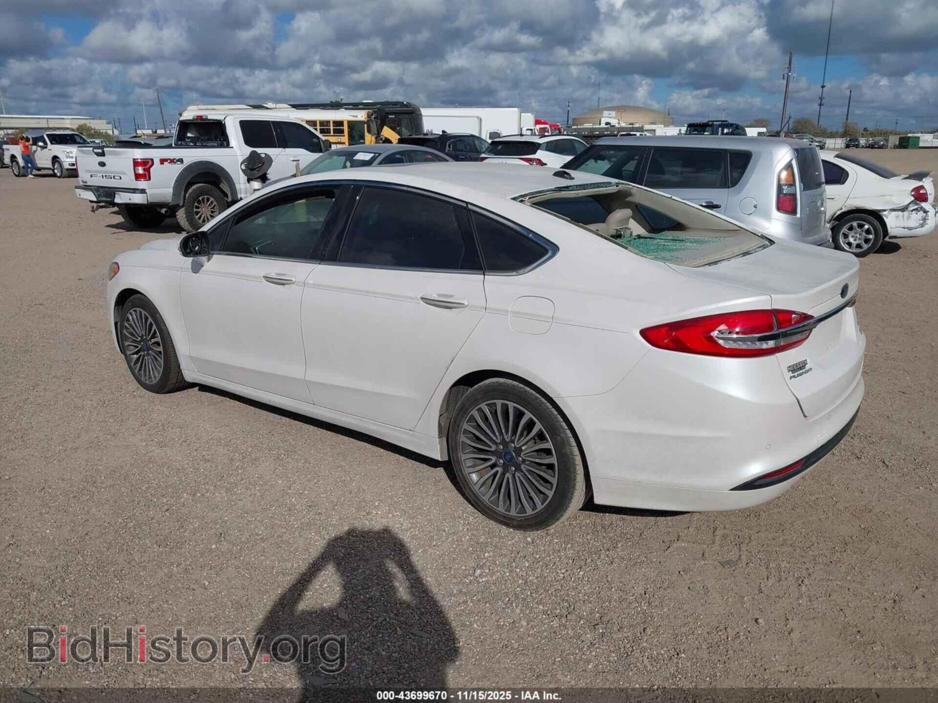 2018 FORD FUSION - VIN: 3FA6P0HD9JR240149 - Фото 3