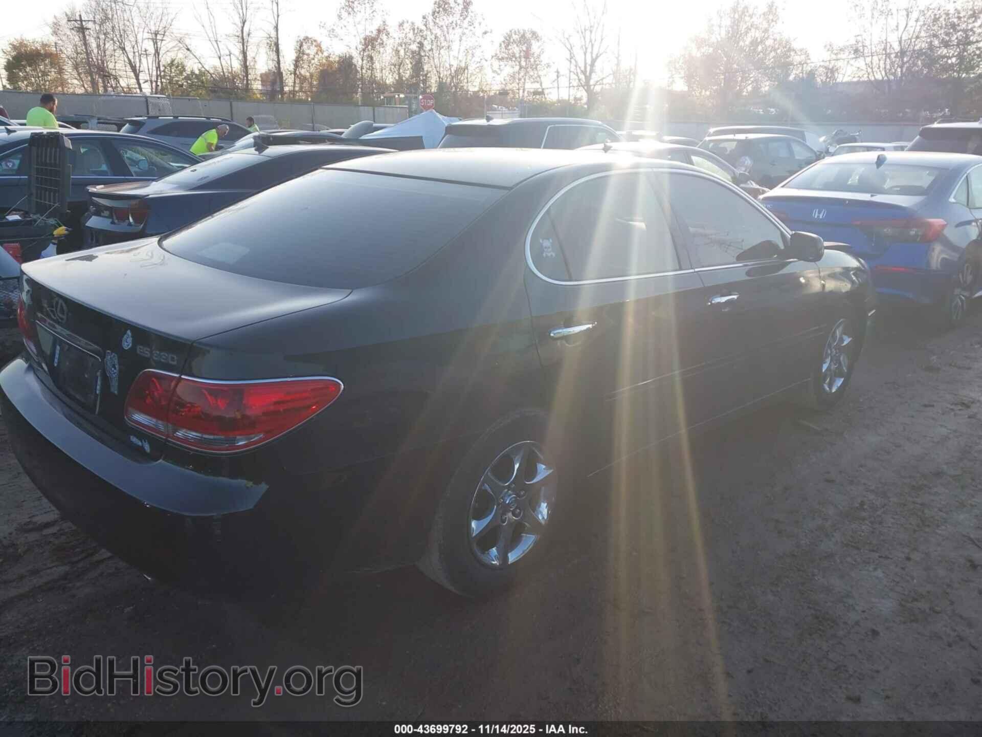 2005 LEXUS ES 330 - VIN: JTHBA30G155114649 - Фото 4