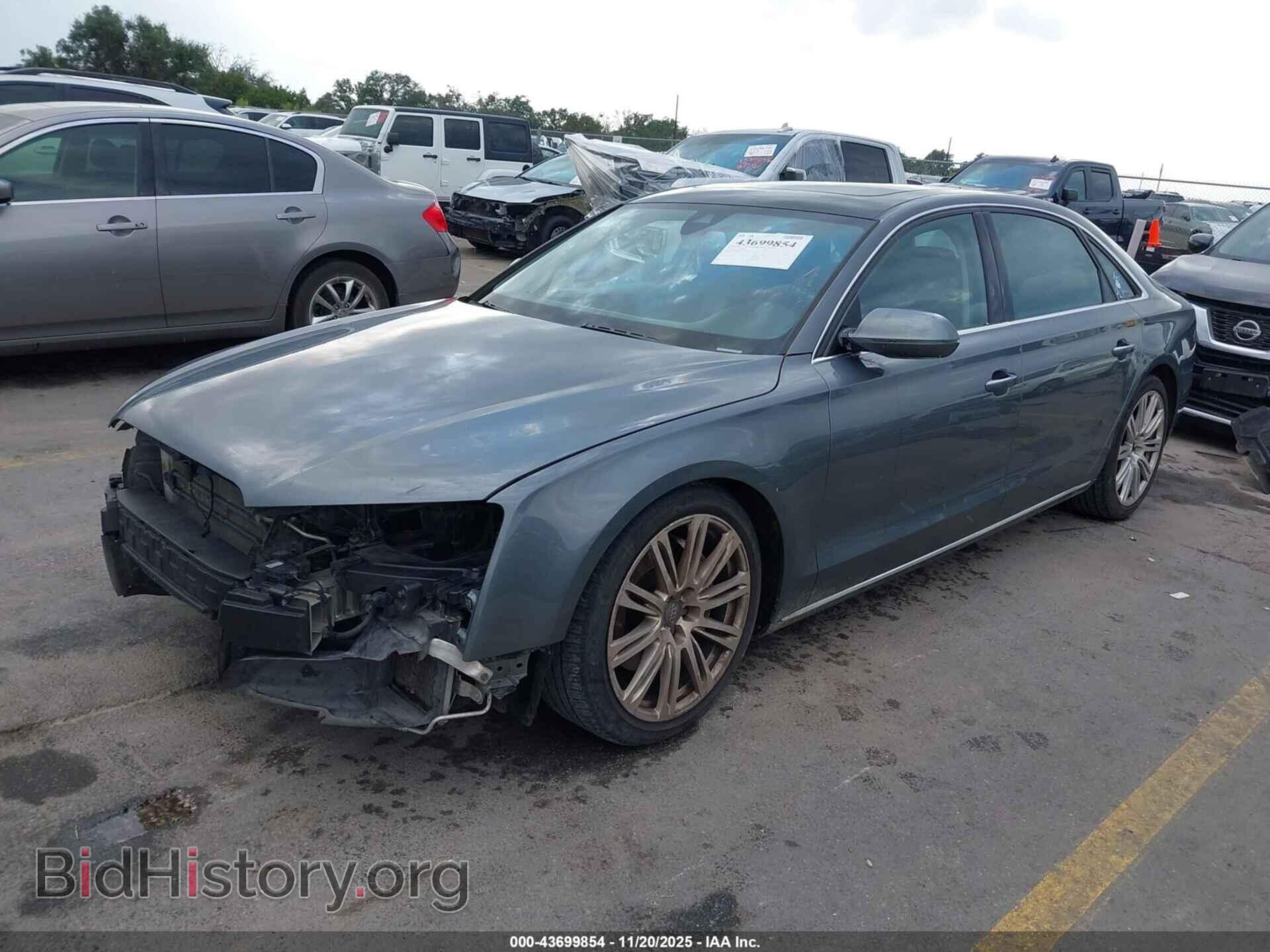 2014 AUDI A8 L - VIN: WAURGAFD9EN012884 - Фото 2