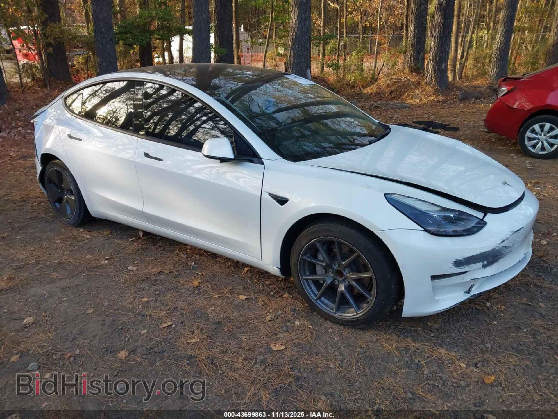 Photo 5YJ3E1EA7NF126063 - TESLA MODEL 3 2022