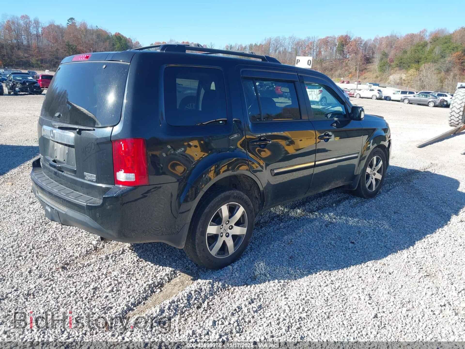 2013 HONDA PILOT - VIN: 5FNYF4H9XDB008223 - Фото 4