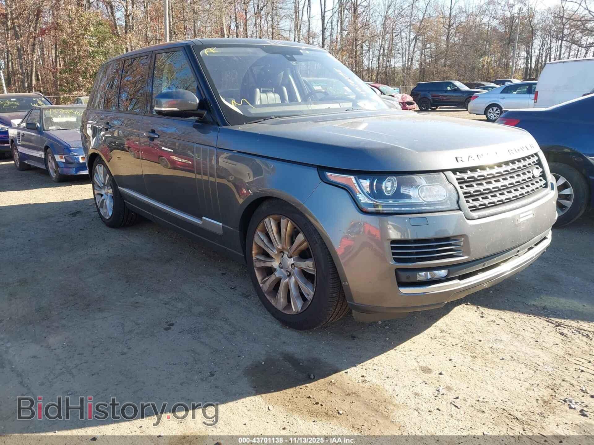 Фотография SALGS2EF4GA253143 - LAND ROVER RANGE ROVER 2016