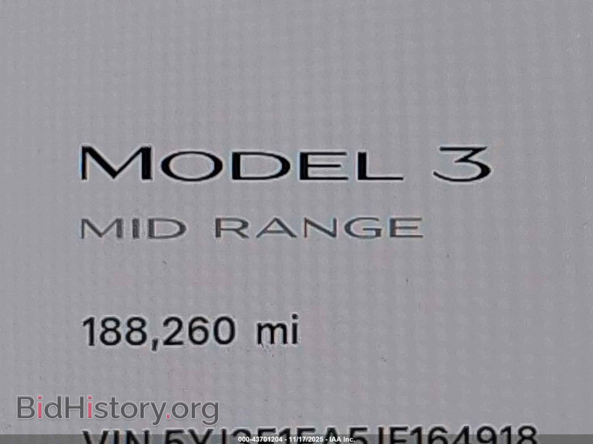 2018 TESLA MODEL 3 - VIN: 5YJ3E1EA5JF164918 - Фото 14