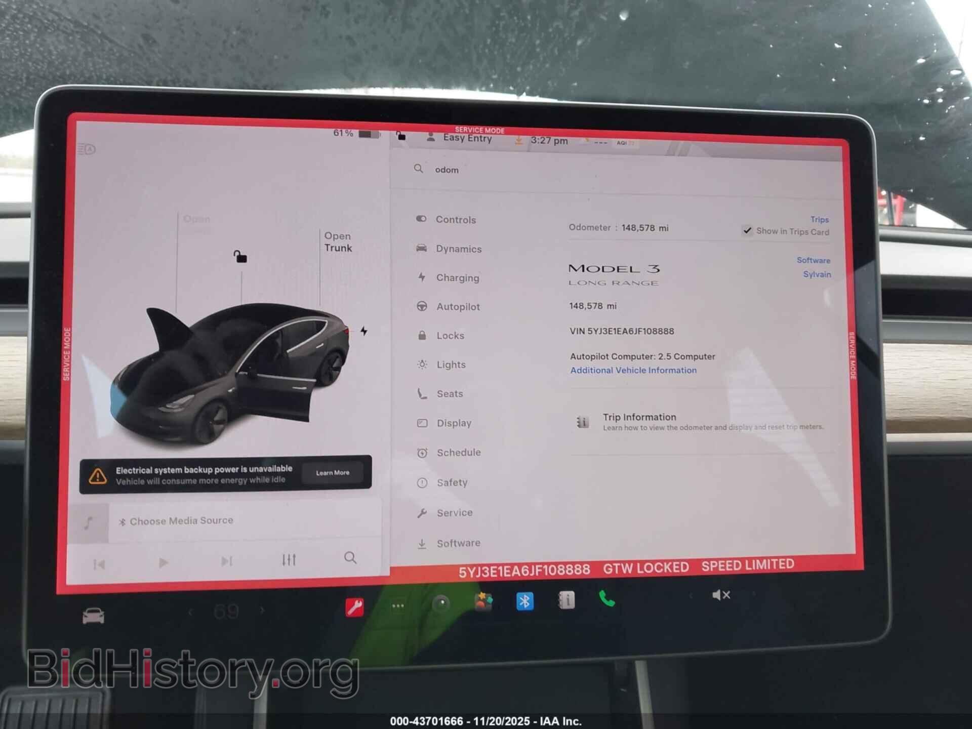 2018 TESLA MODEL 3 - VIN: 5YJ3E1EA6JF108888 - Photo 7