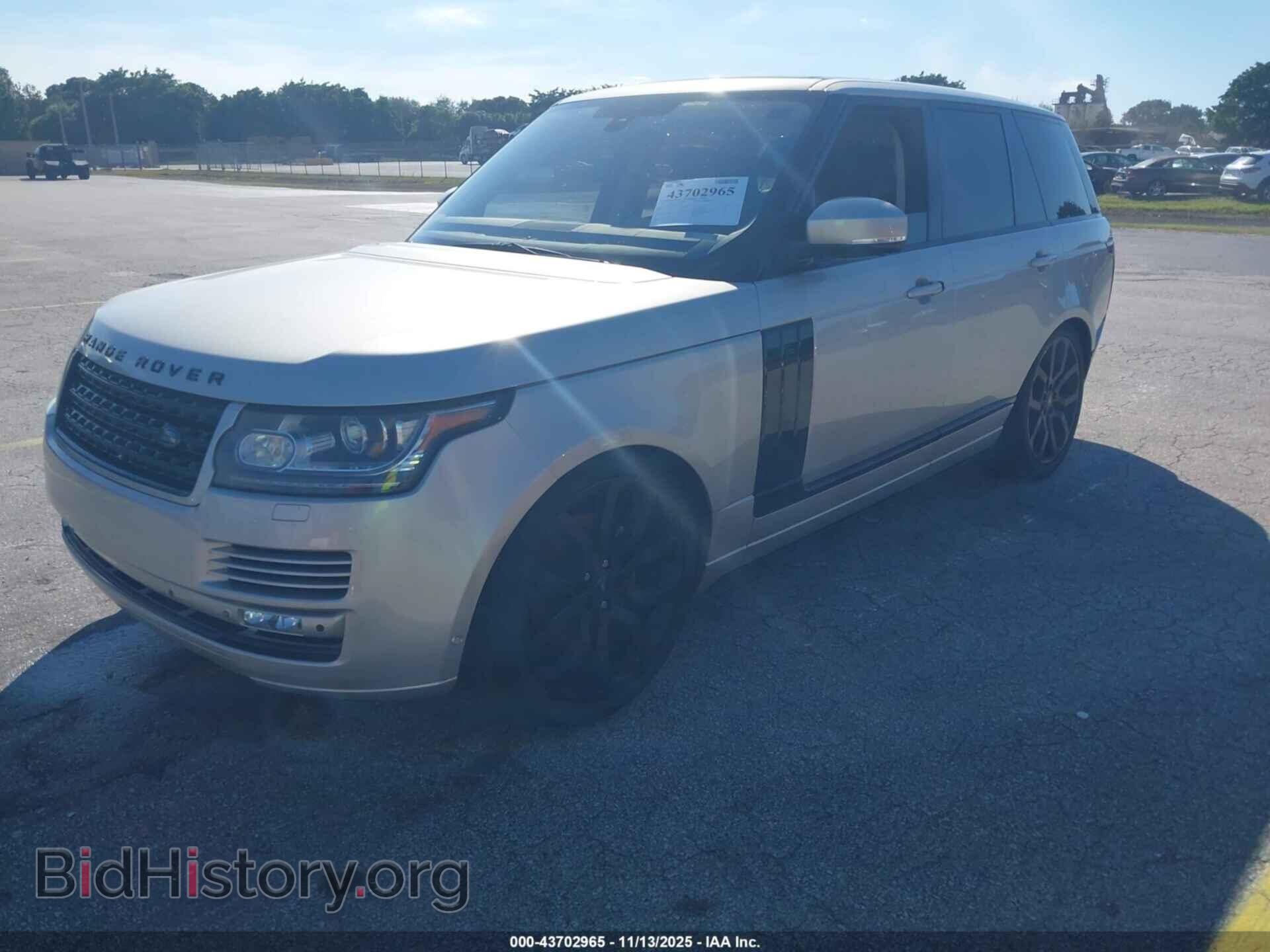 2014 LAND ROVER RANGE ROVER - VIN: SALGS2WF1EA156249 - Фото 2