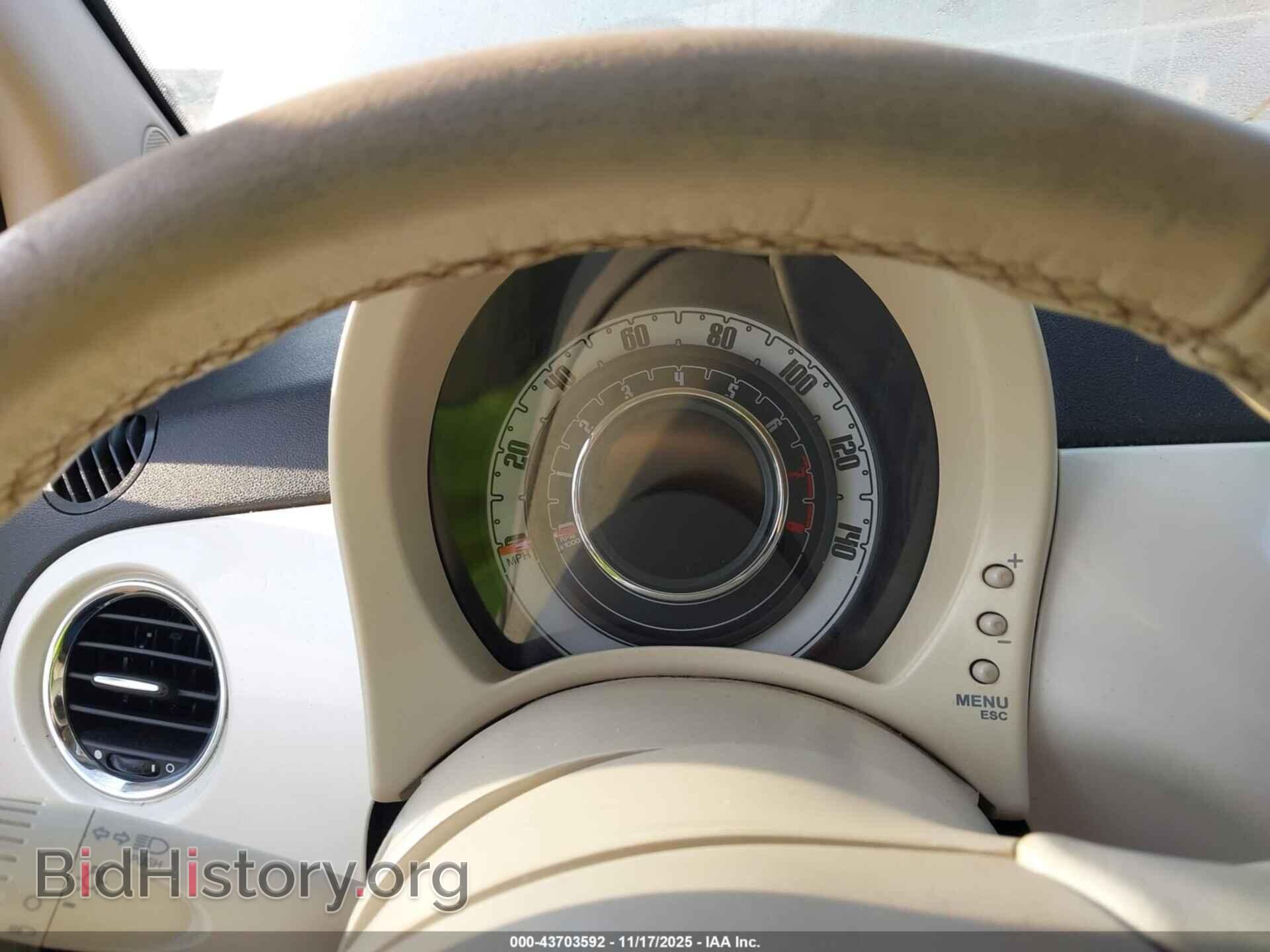2012 FIAT 500C - VIN: 3C3CFFER0CT382516 - Фото 7