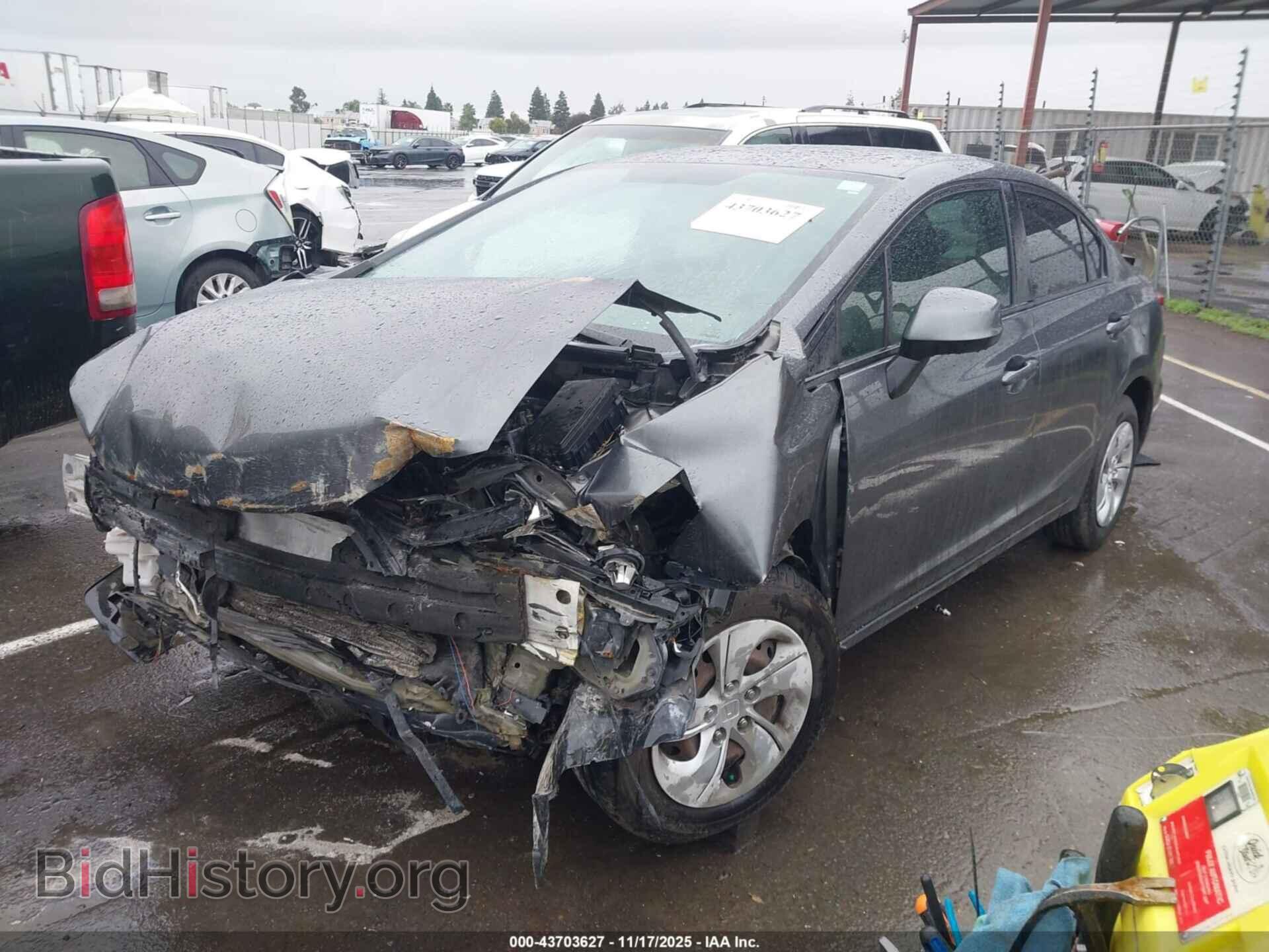2013 HONDA CIVIC - VIN: 19XFB2F55DE284239 - Фото 2