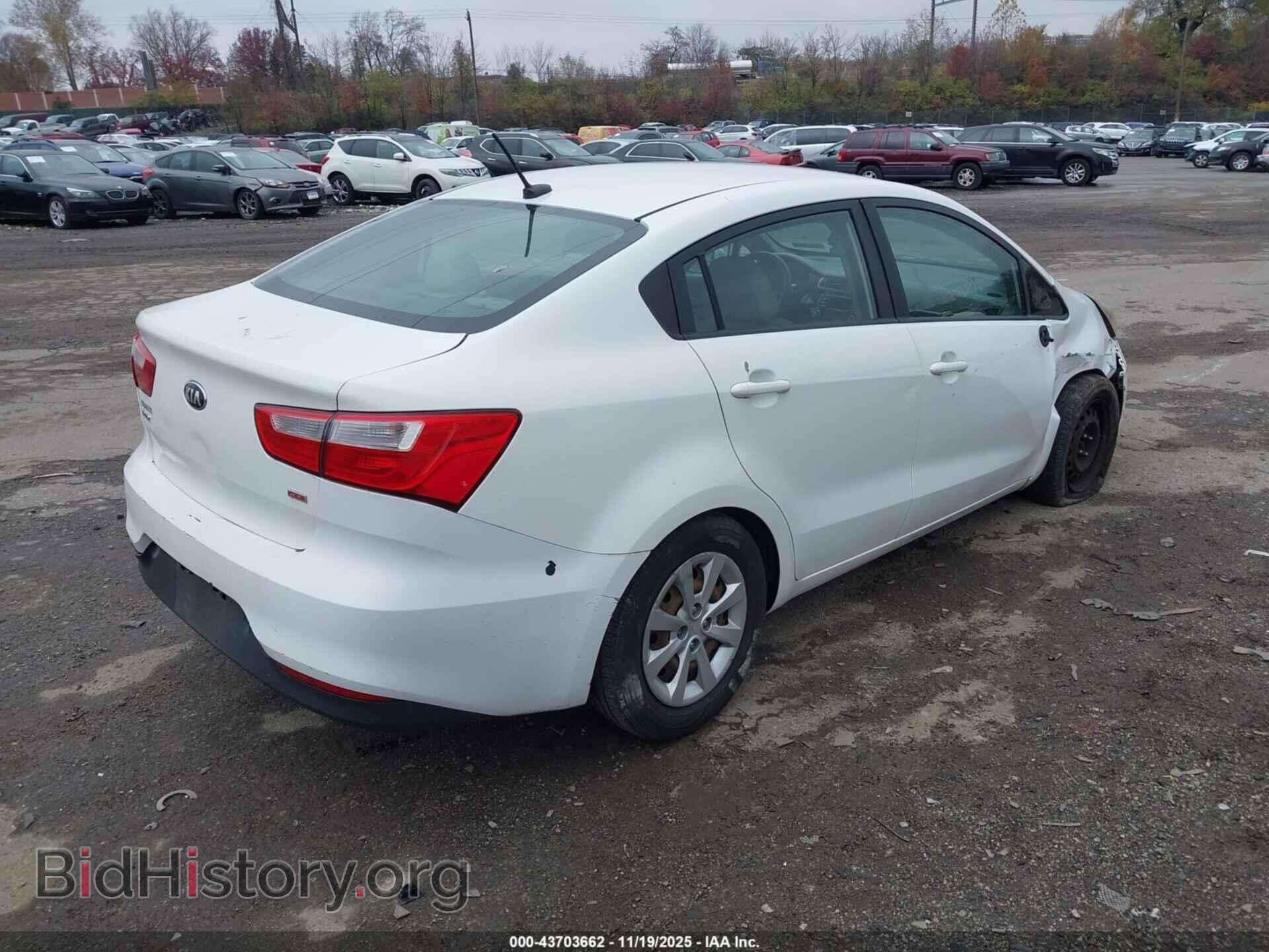2016 KIA RIO - VIN: KNADM4A3XG6549960 - Фото 4