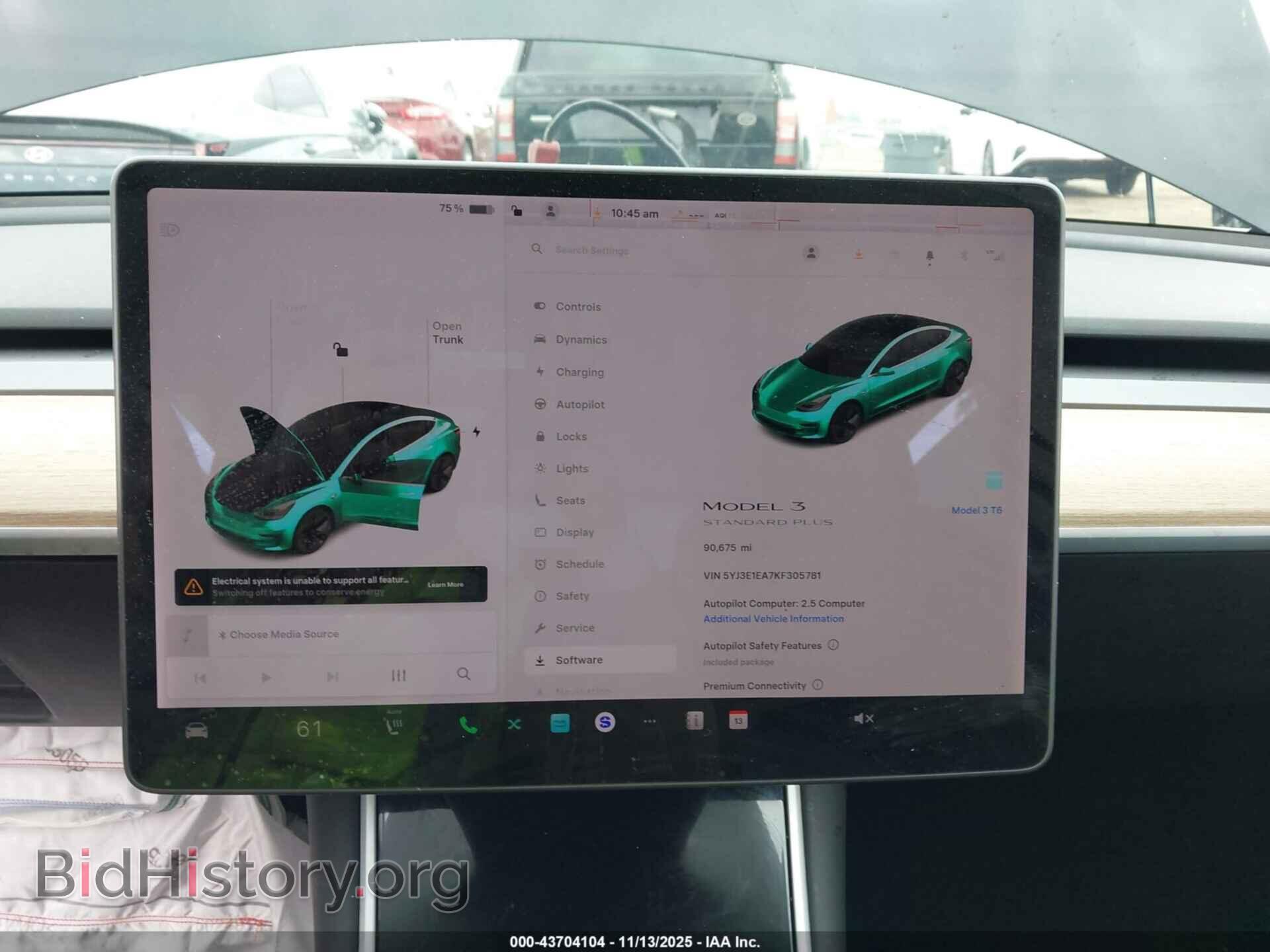 2019 TESLA MODEL 3 - VIN: 5YJ3E1EA7KF305781 - Фото 7