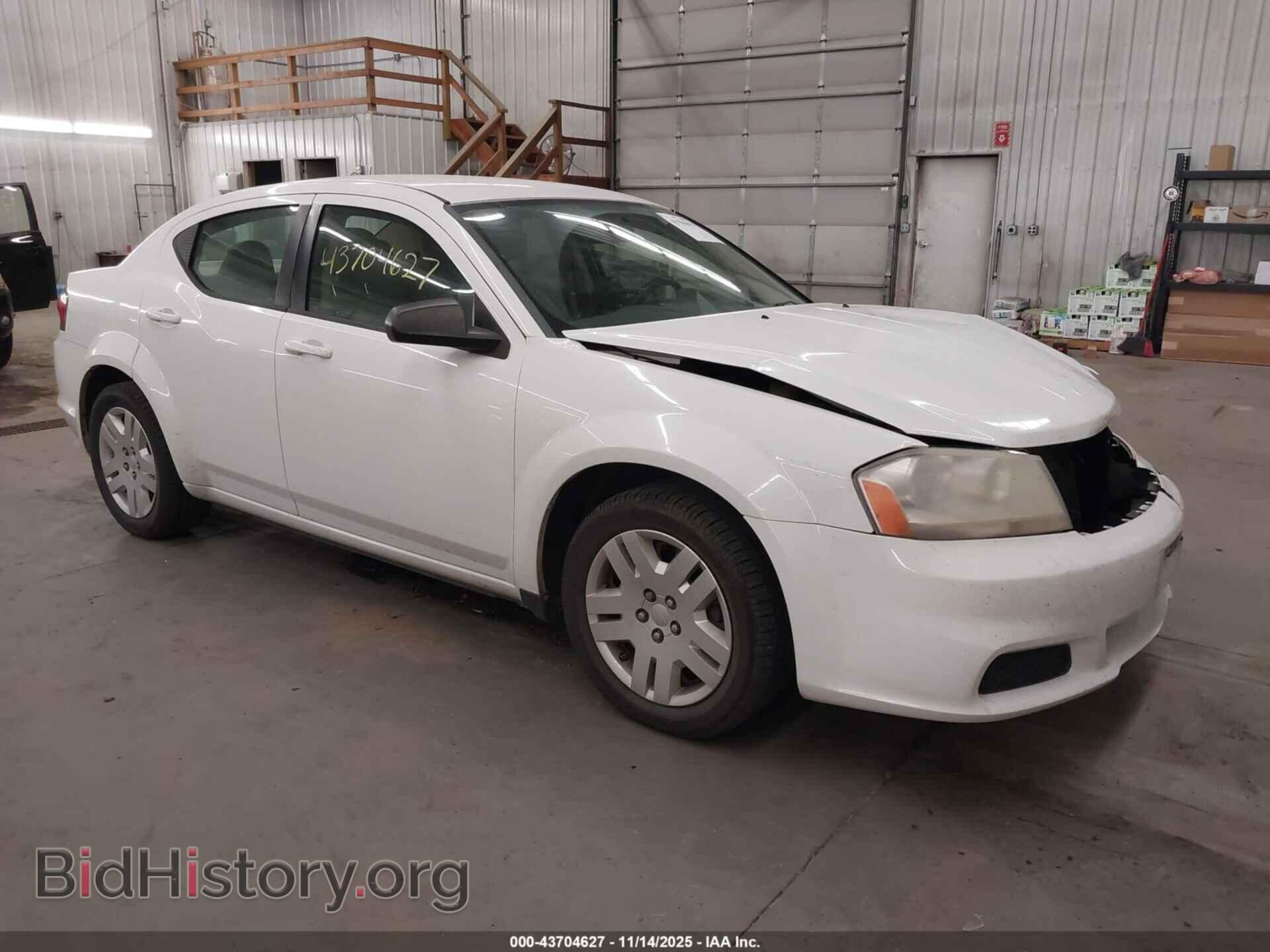 Photo 1C3CDZAB5CN158903 - DODGE AVENGER 2012