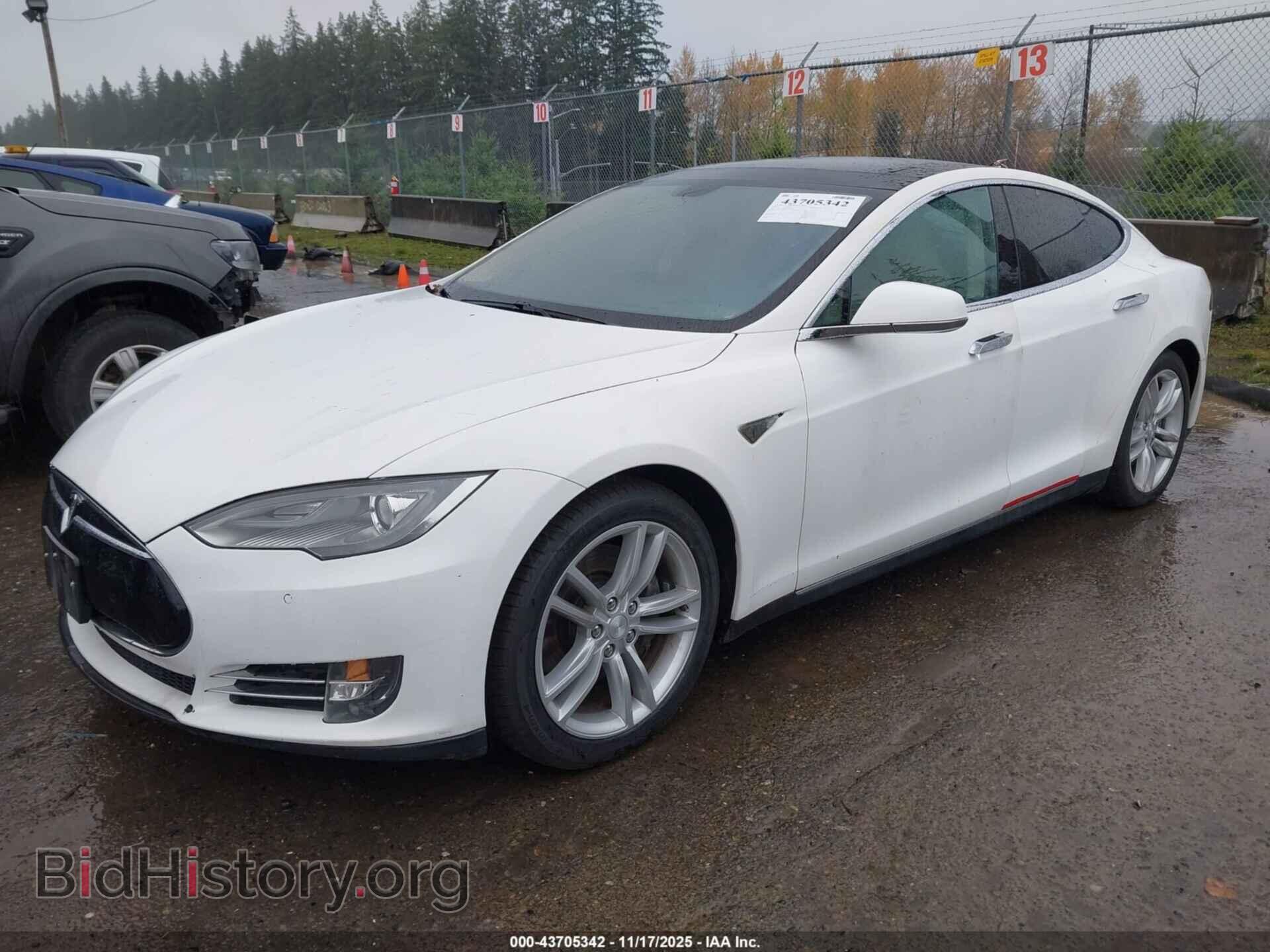 2012 TESLA MODEL S - VIN: 5YJSA1CN8CFP01961 - Фото 2