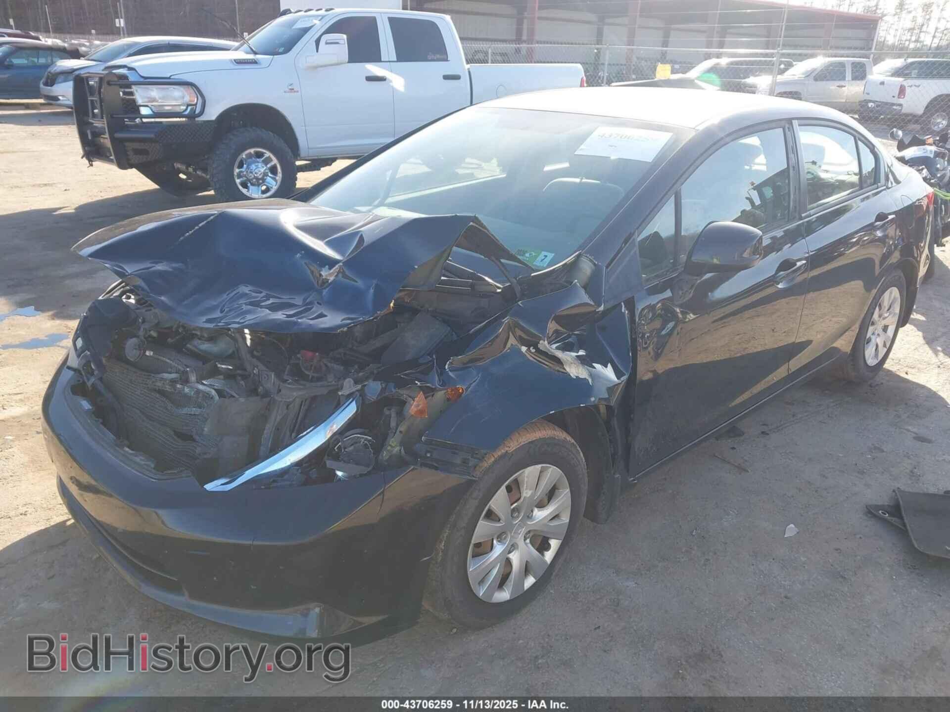 2012 HONDA CIVIC - VIN: 19XFB2F58CE079013 - Фото 2