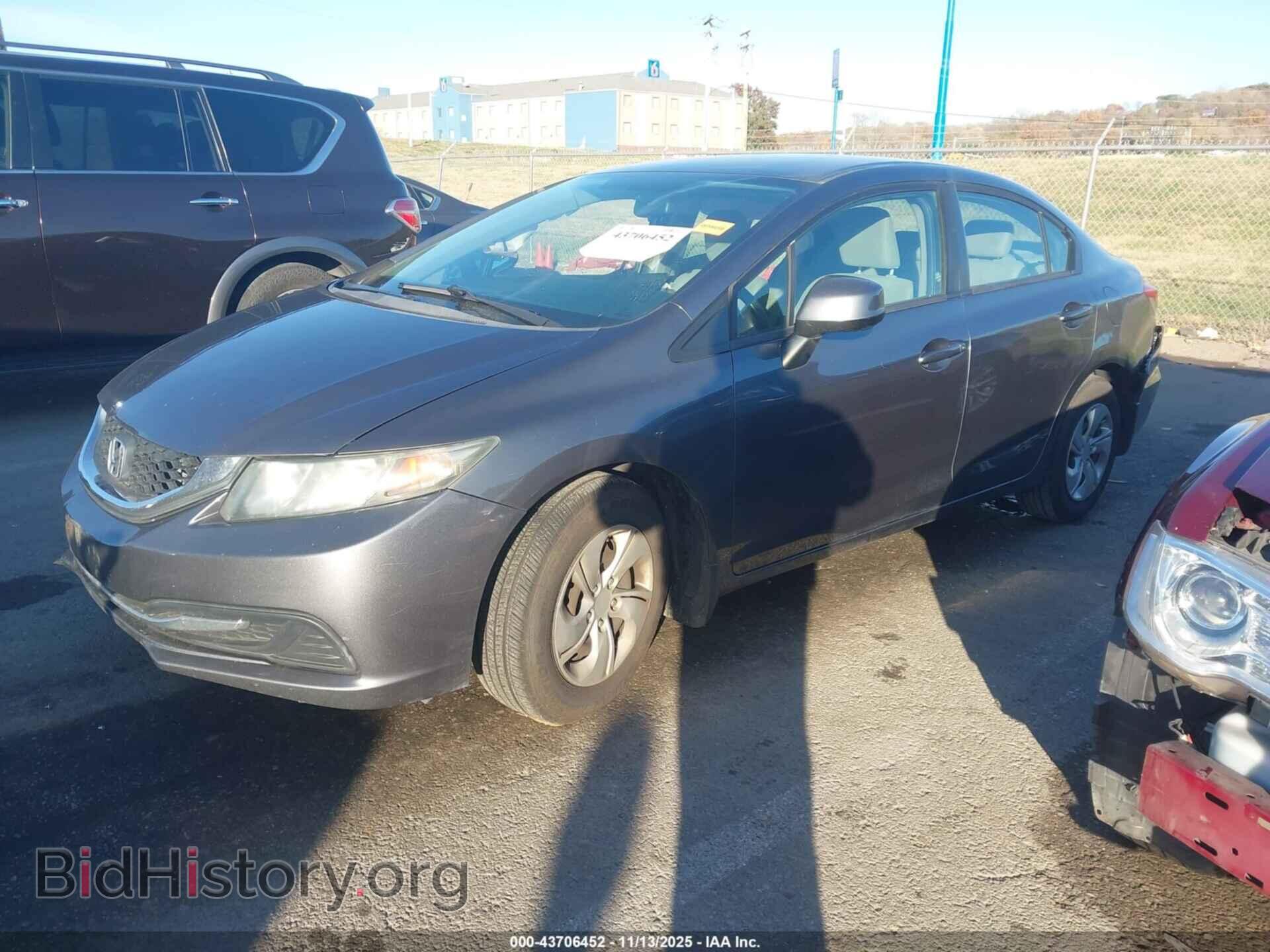 2013 HONDA CIVIC - VIN: 19XFB2F53DE009582 - Фото 2