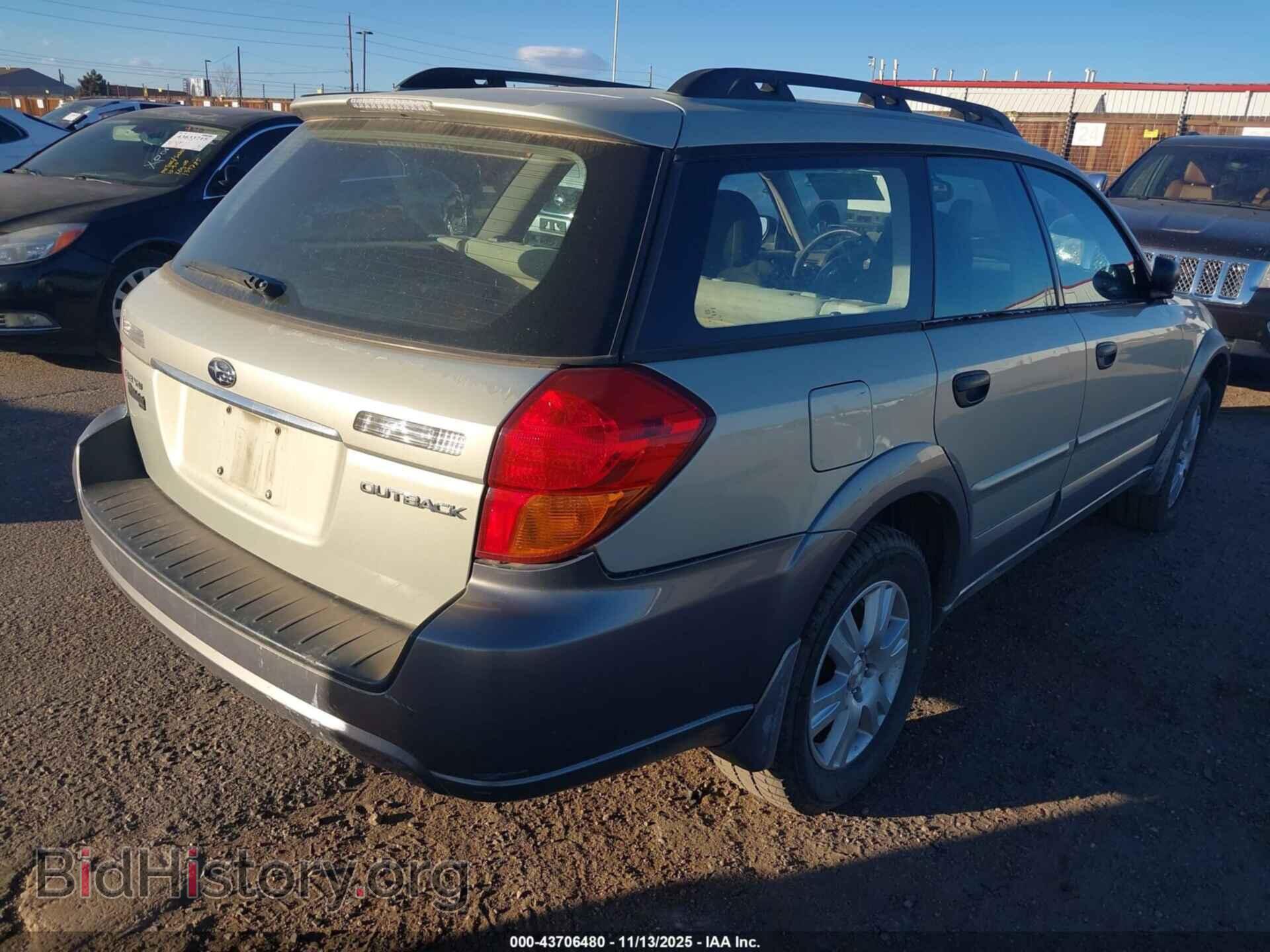 2005 SUBARU OUTBACK - VIN: 4S4BP61C856360357 - Фото 4