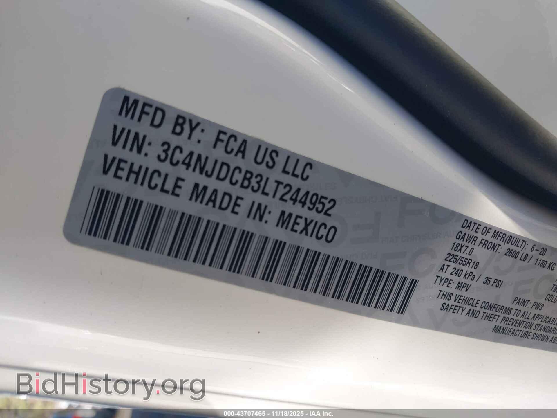 2020 JEEP COMPASS - VIN: 3C4NJDCB3LT244952 - Photo 9