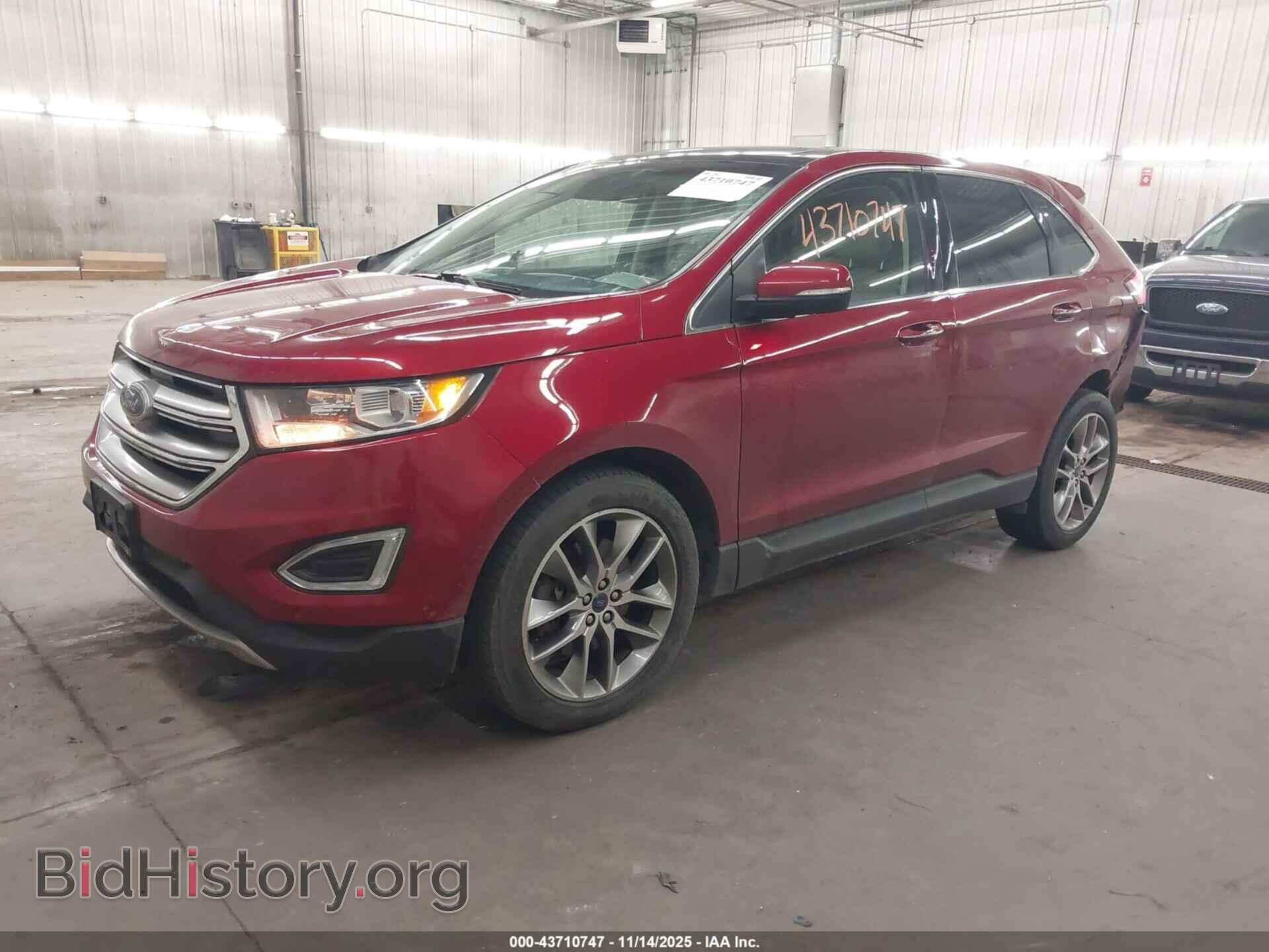 2015 FORD EDGE - VIN: 2FMPK4K82FBC12047 - Фото 2