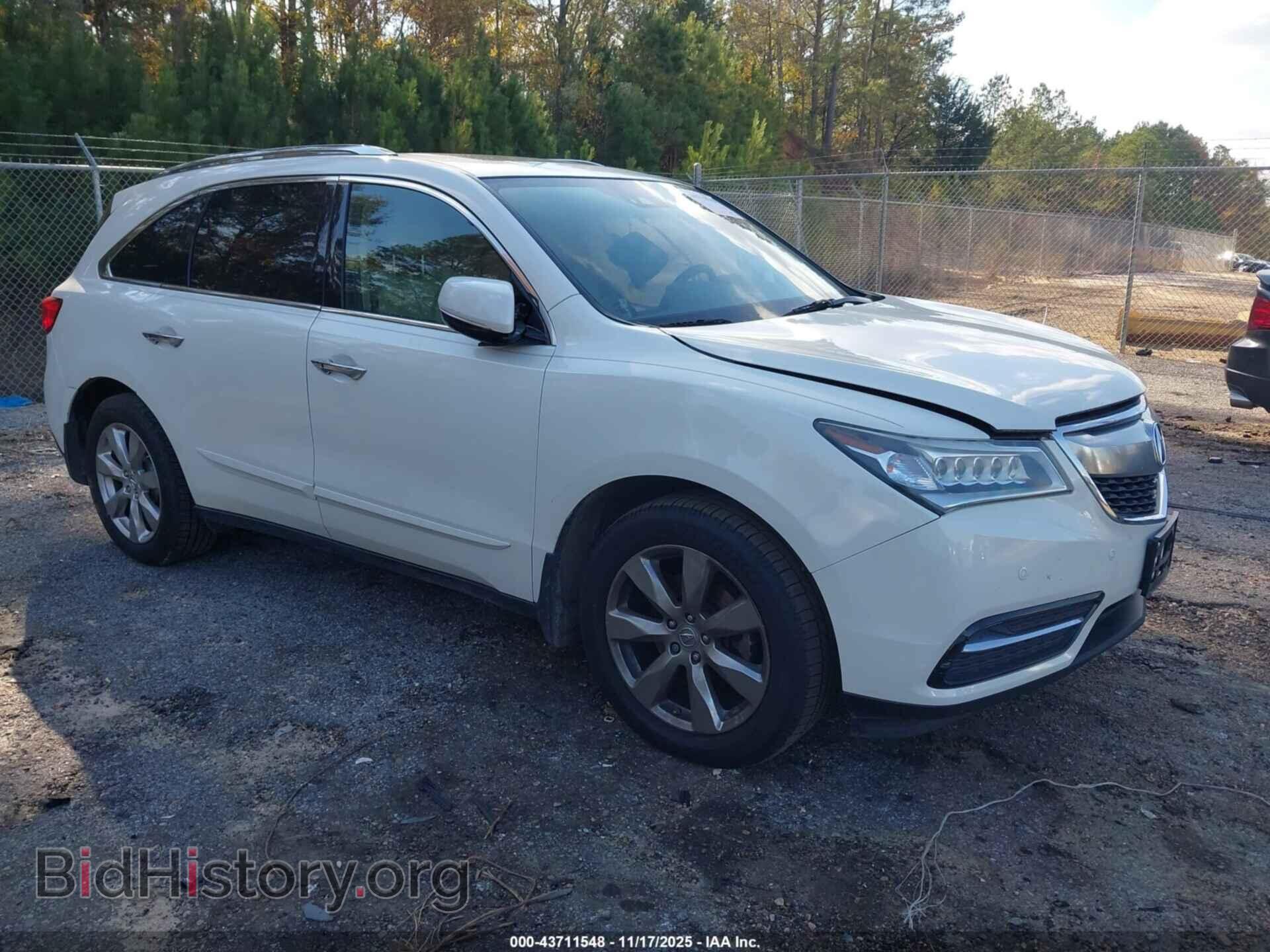 Фотография 5FRYD3H97GB016136 - ACURA MDX 2016