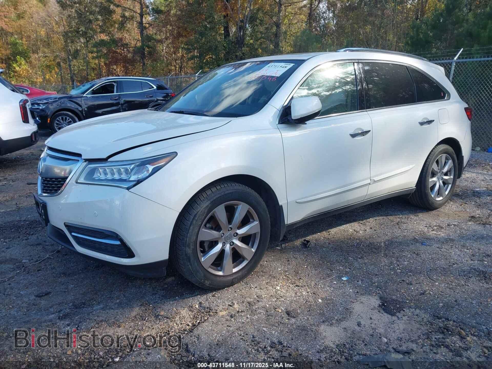 2016 ACURA MDX - VIN: 5FRYD3H97GB016136 - Фото 2