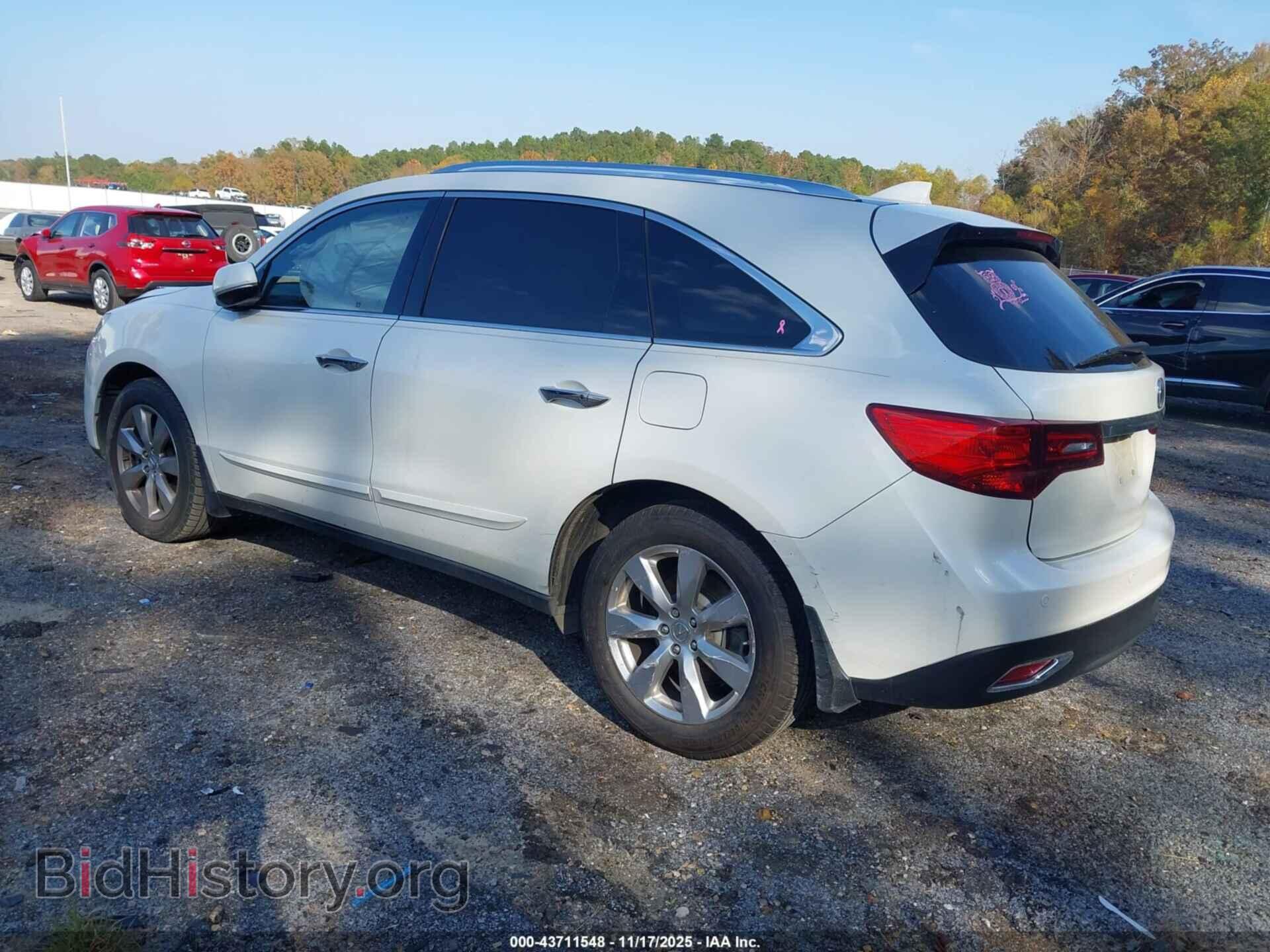 2016 ACURA MDX - VIN: 5FRYD3H97GB016136 - Фото 3